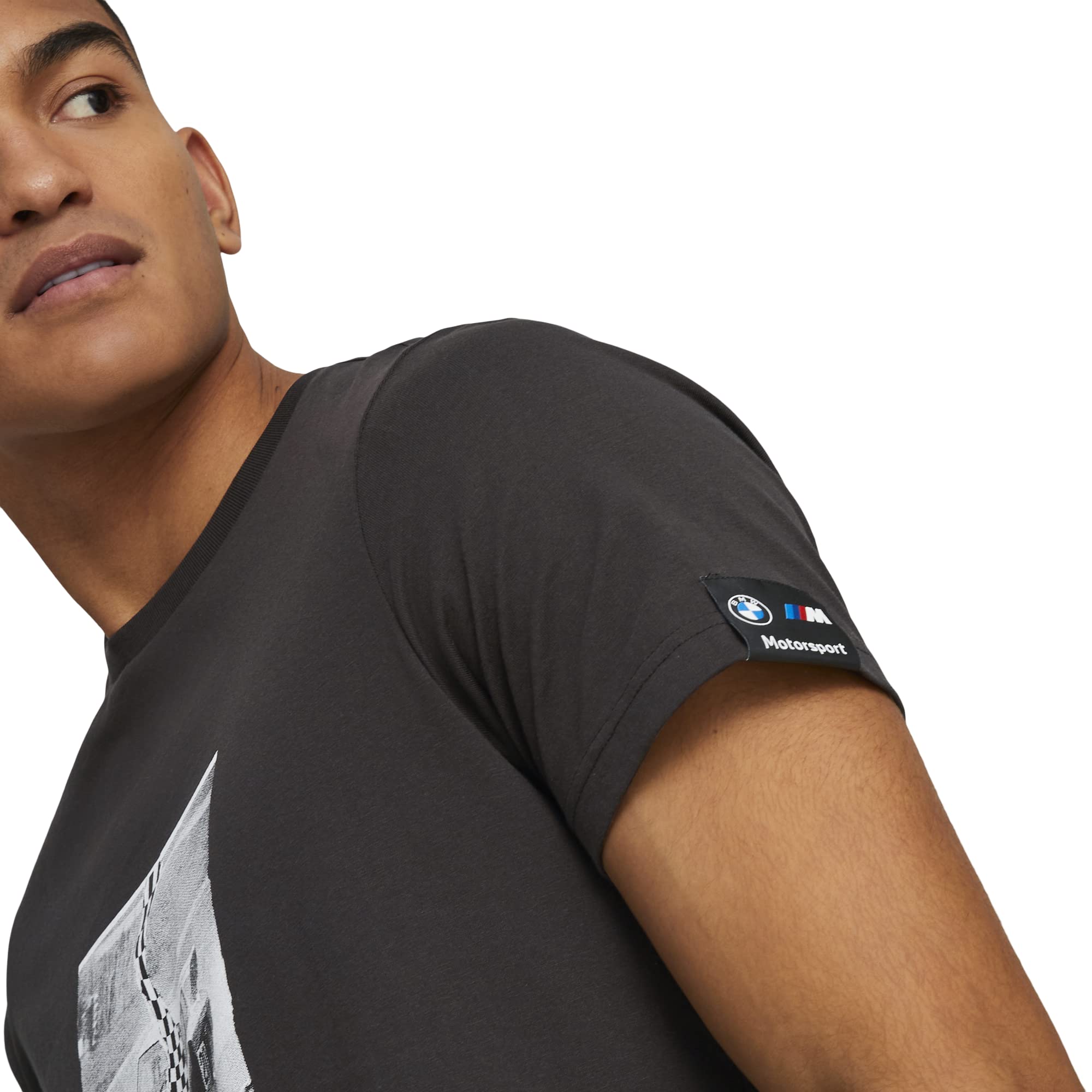 PUMA Men's Standard BMW M Motorsport Graphic Tee, Essential Black 23, XX-Large