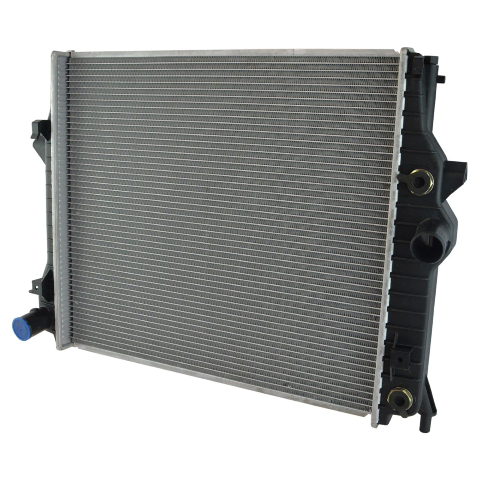 Trq Radiator Assembly Aluminum Core Compatible With 00-08 Jaguar S-Type 04-09 Vanden Plas 09-10 Xf 07-09 Xj8 Xjr