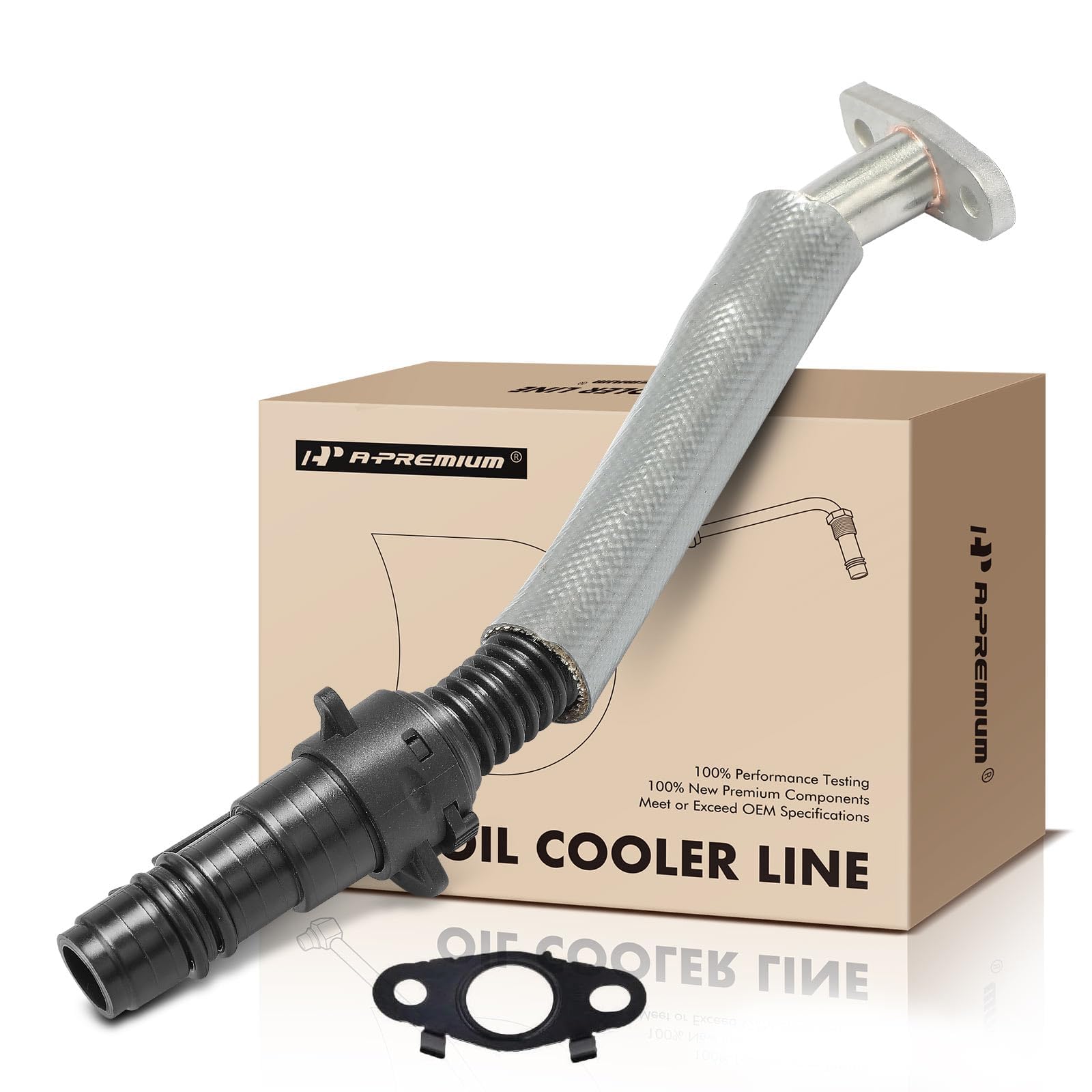 A-Premium Turbocharger Turbo Oil Return Pipe Tube Compatible With Buick, Chevrolet Vehicles - 1.4L - Encore 2013-2021, Cruze 201