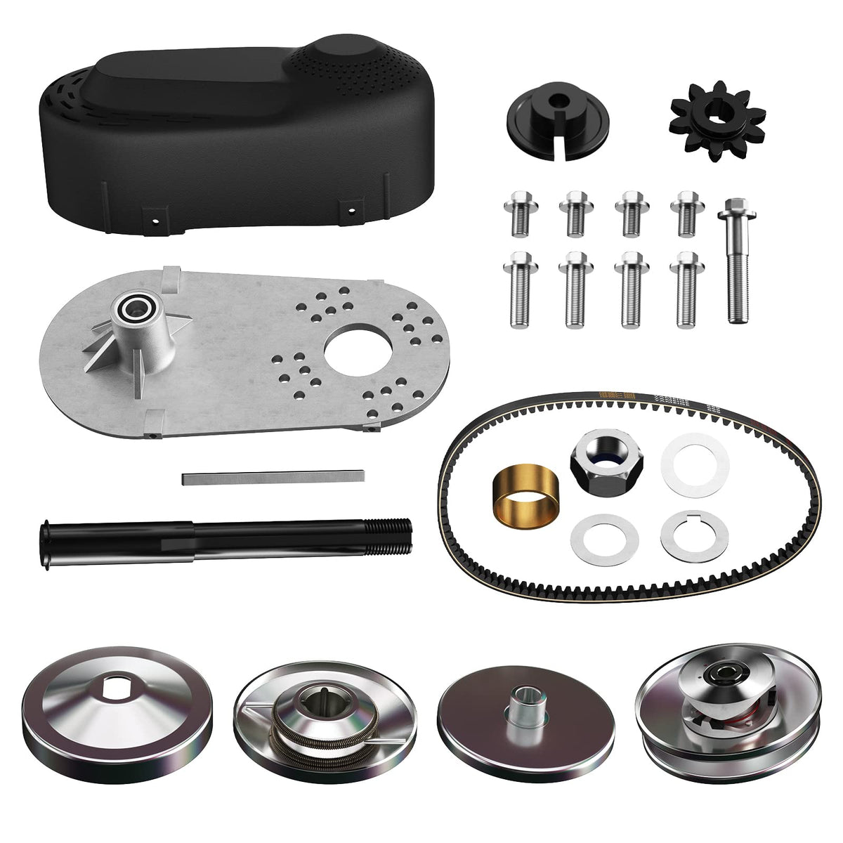 212Cc Torque Converter Kit Go Kart 30 Series 6.5 Hp Mini Bike Comet Clutch Set 3/4 Inch 10T #40/41/420 Chain Predator Driver Pul