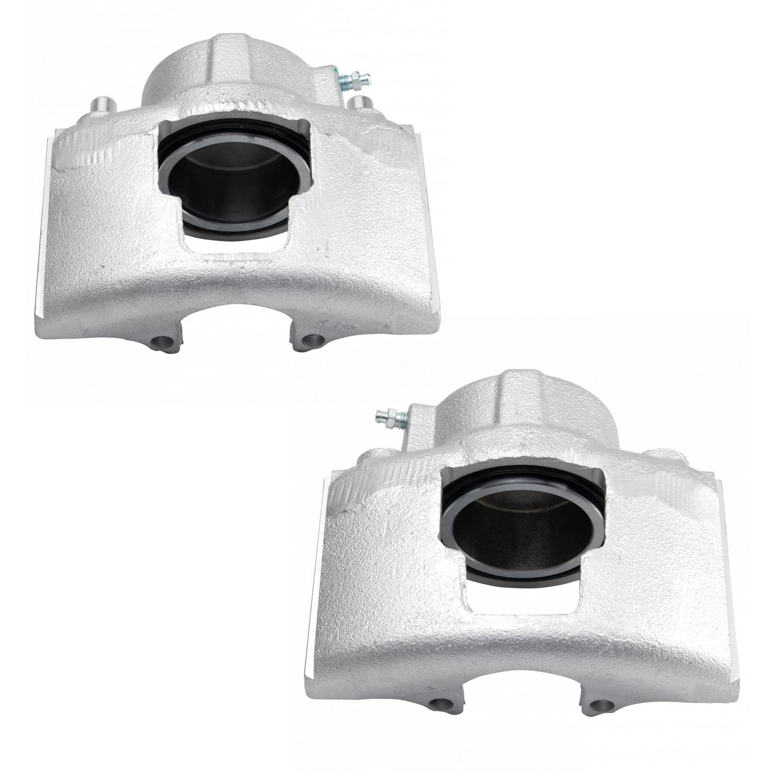 Trq Front Brake Caliper Set Compatible With 1990-2000 Chevrolet C3500 2001-2002 Express 2500 1996-2002 Express 3500 K3500 1994-1