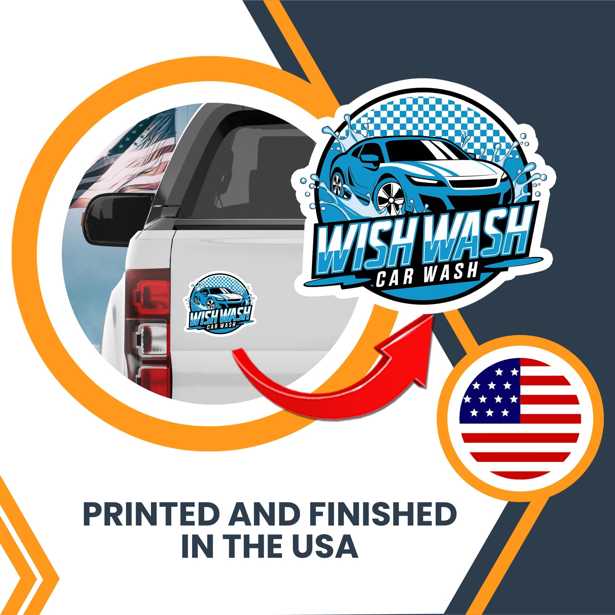 Magnet Me Up Custom Car Magnet - Personalized Die-Cut Magnetic Decal, Weatherproof Uv-Printed, Strong Hold, Upload Image & Text