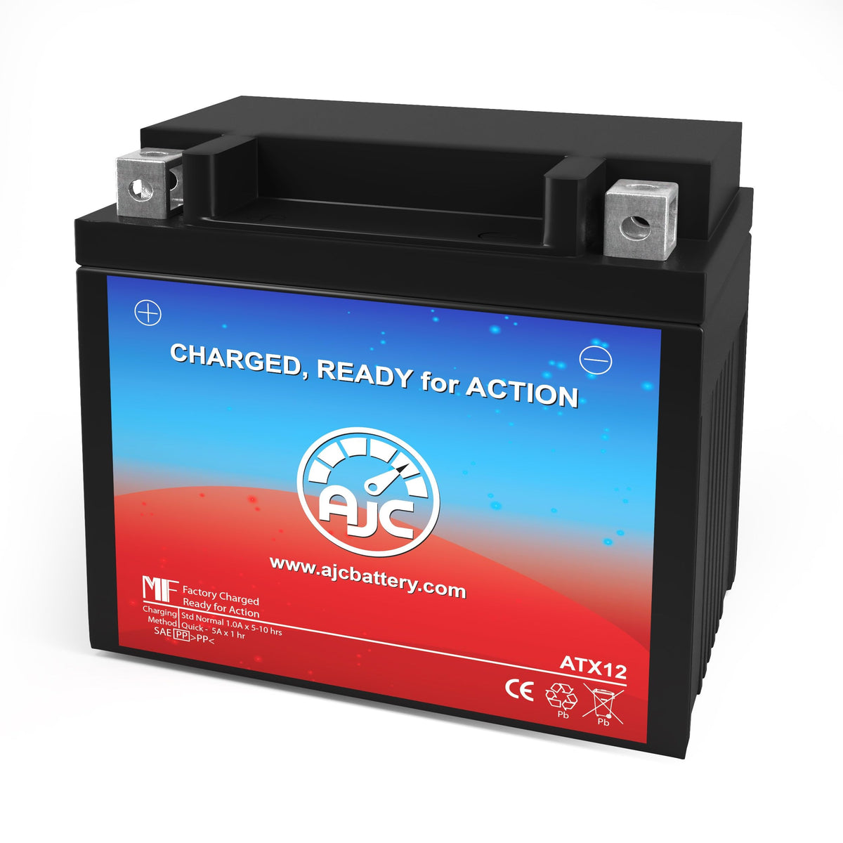 Ajc Battery Compatible With Kawasaki Kvf750 Brute Ce 750 Atv Battery (2005-2017)