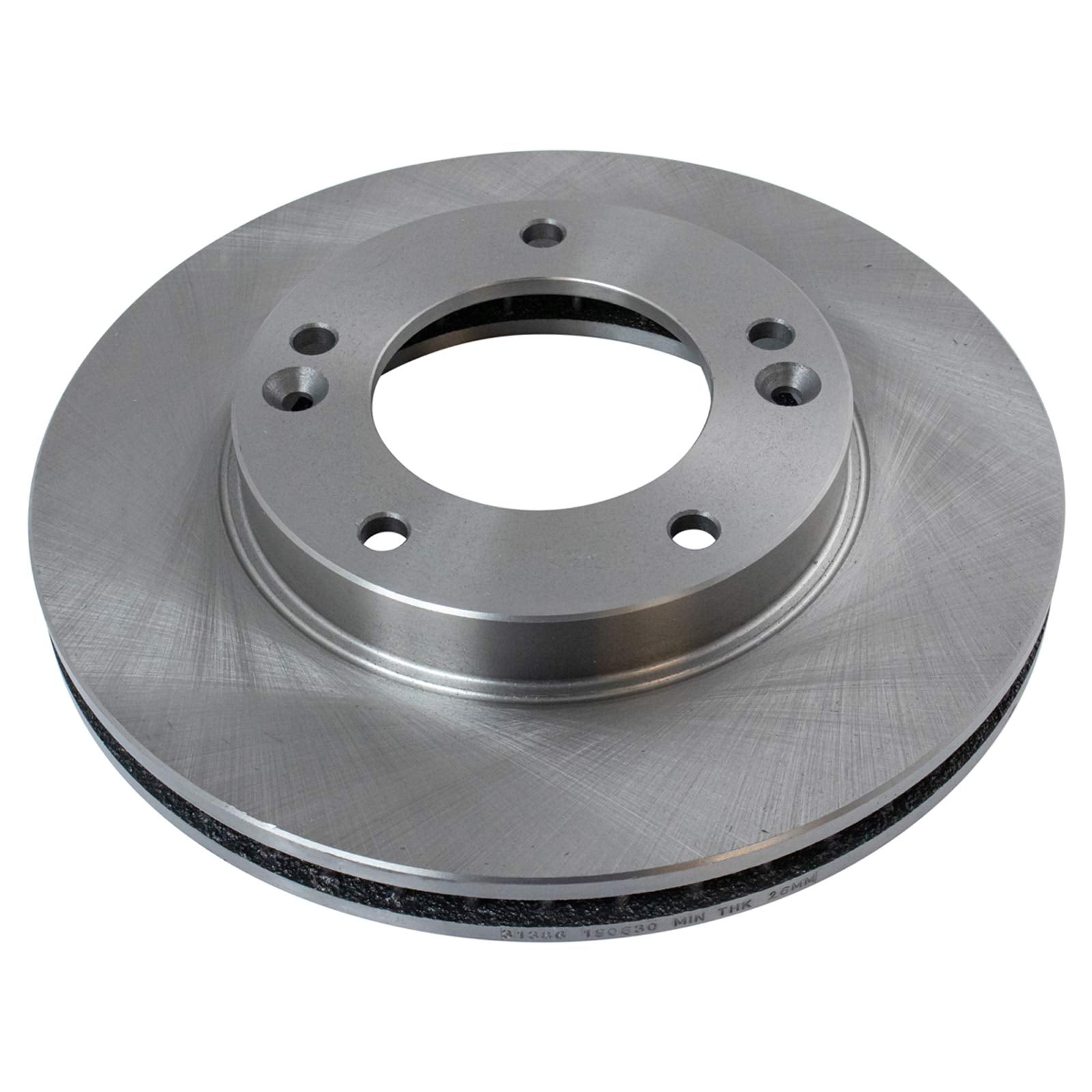 Trq Front Brake Pad & Rotor Kit Brake Pads Brake Rotor Ceramic Compatible With 2003-2006 Kia Sorento