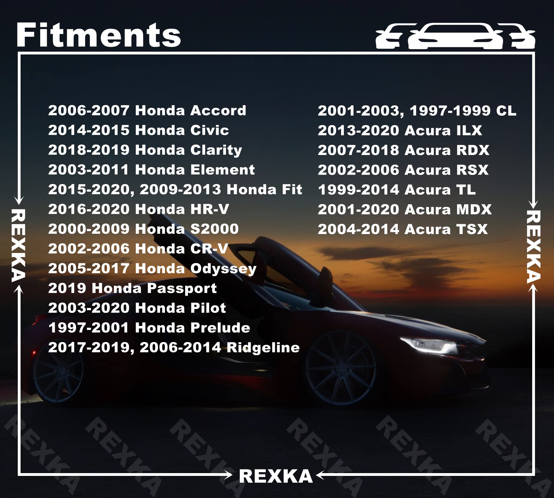 Rexka 30Pcs Fender Liner Splash Shield Wheelhouse Liner Screw Phillips Truss Head Sems Compatible With Honda Acura Bmw 90114-Se0-000 Accord Ilx Rdx Tl Tsx 90114Se0000