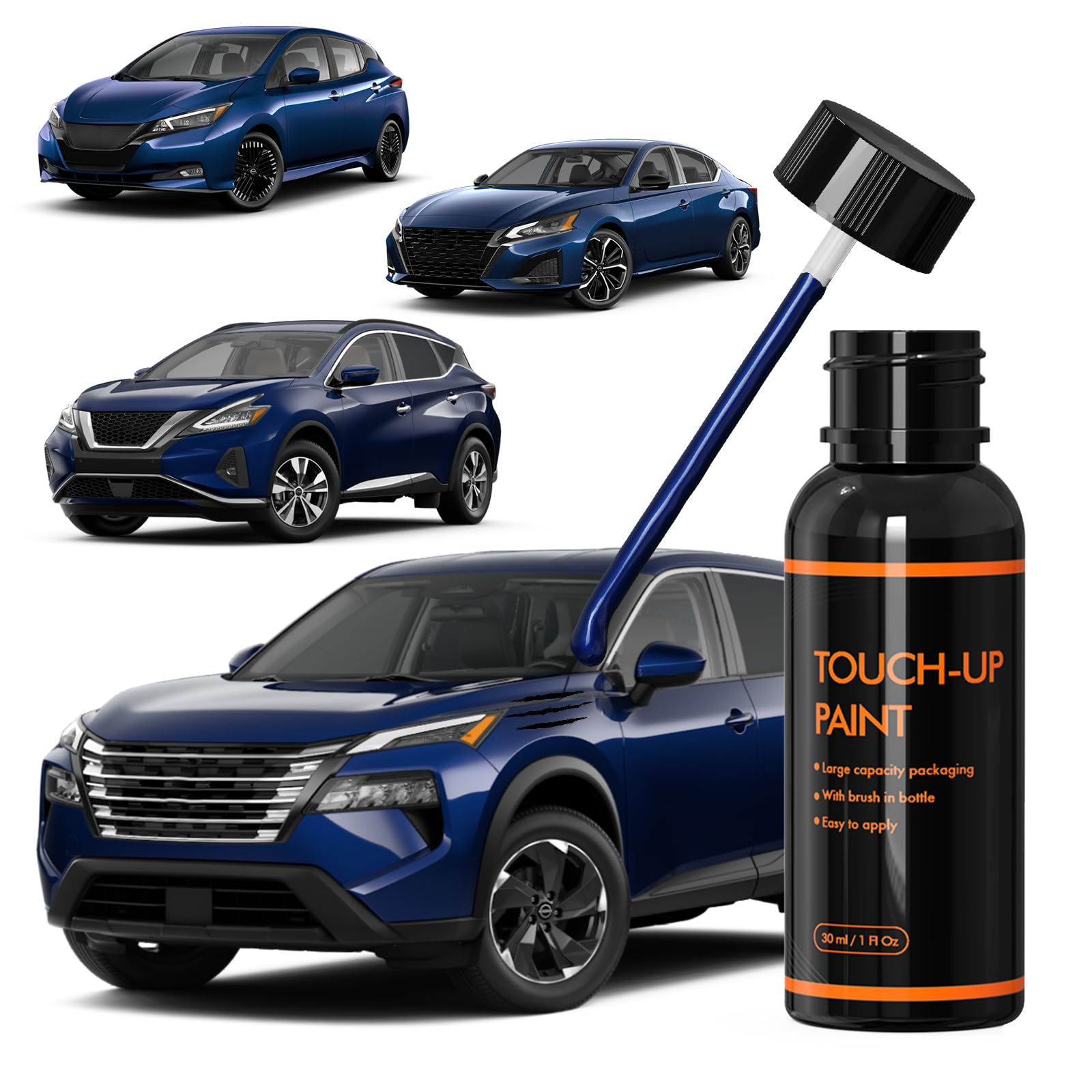 Xtryfun Ray Deep Blue Pearl Touch Up Paint For Nissan, Diy Car Paint Scratch Repair Kit, Automotive Paints, Quick & Easy Fix Scr