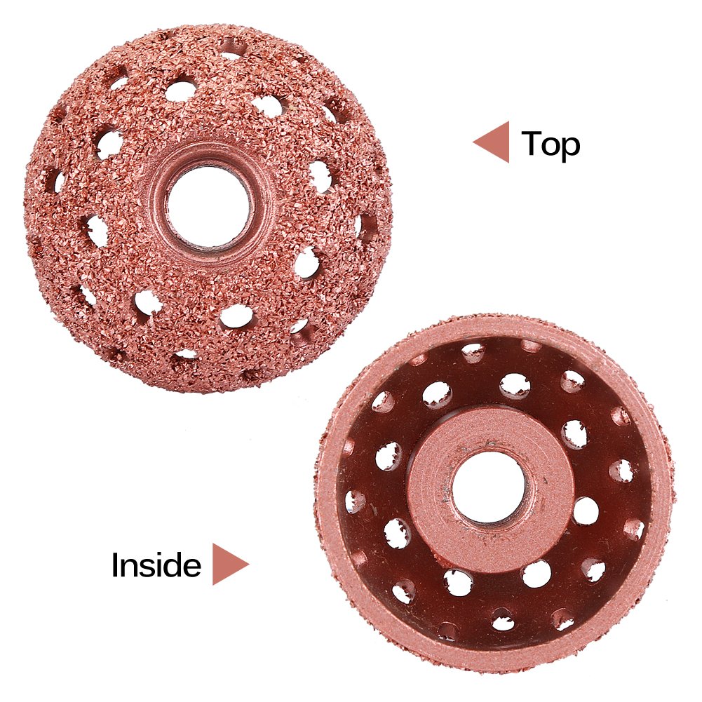 Tire Buffer, 1.5' Btire Buffing Wheel Tire Patch Tire Buffing Kit 3/8'-24 Thread' With Linking Rod