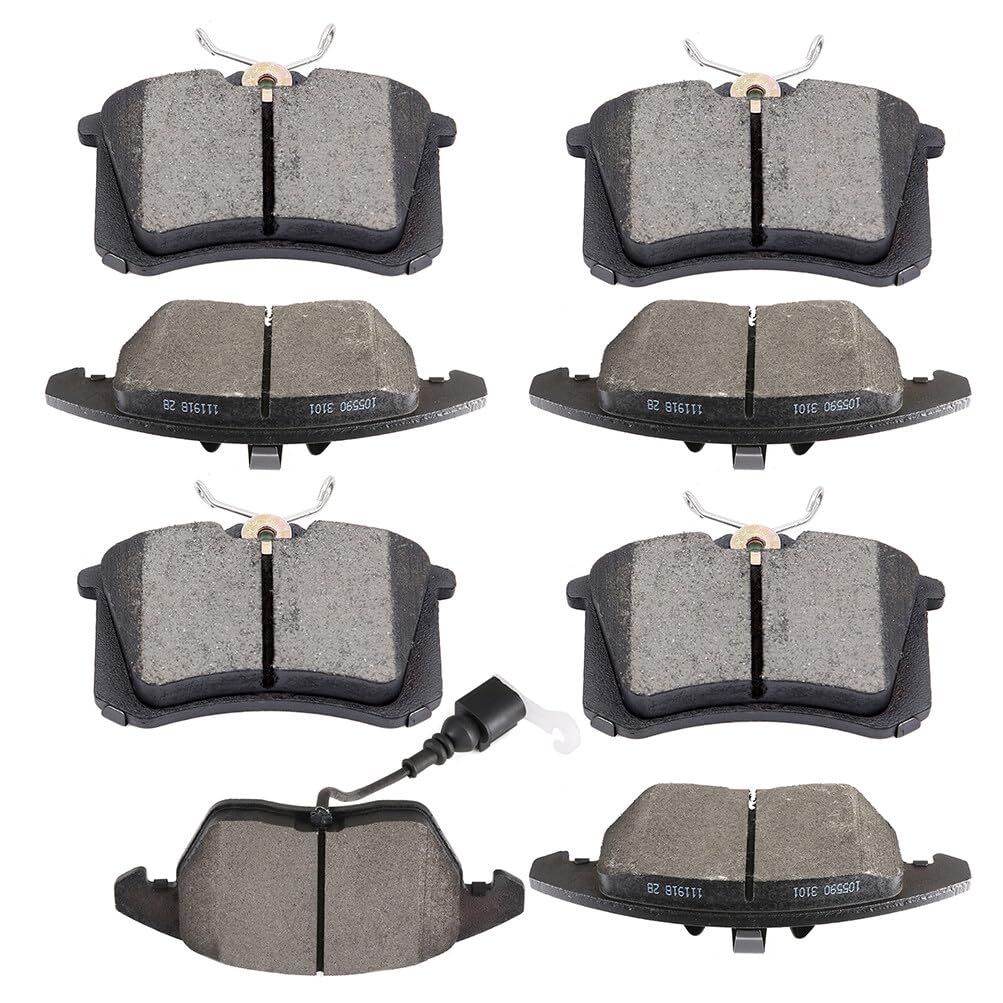 Scitoo D340 D1319 Front Rear Brake Pads Sets Fit For Audi A3 / A3 Quattro,For Vw For Eos/For Golf/For Jetta/Type 1