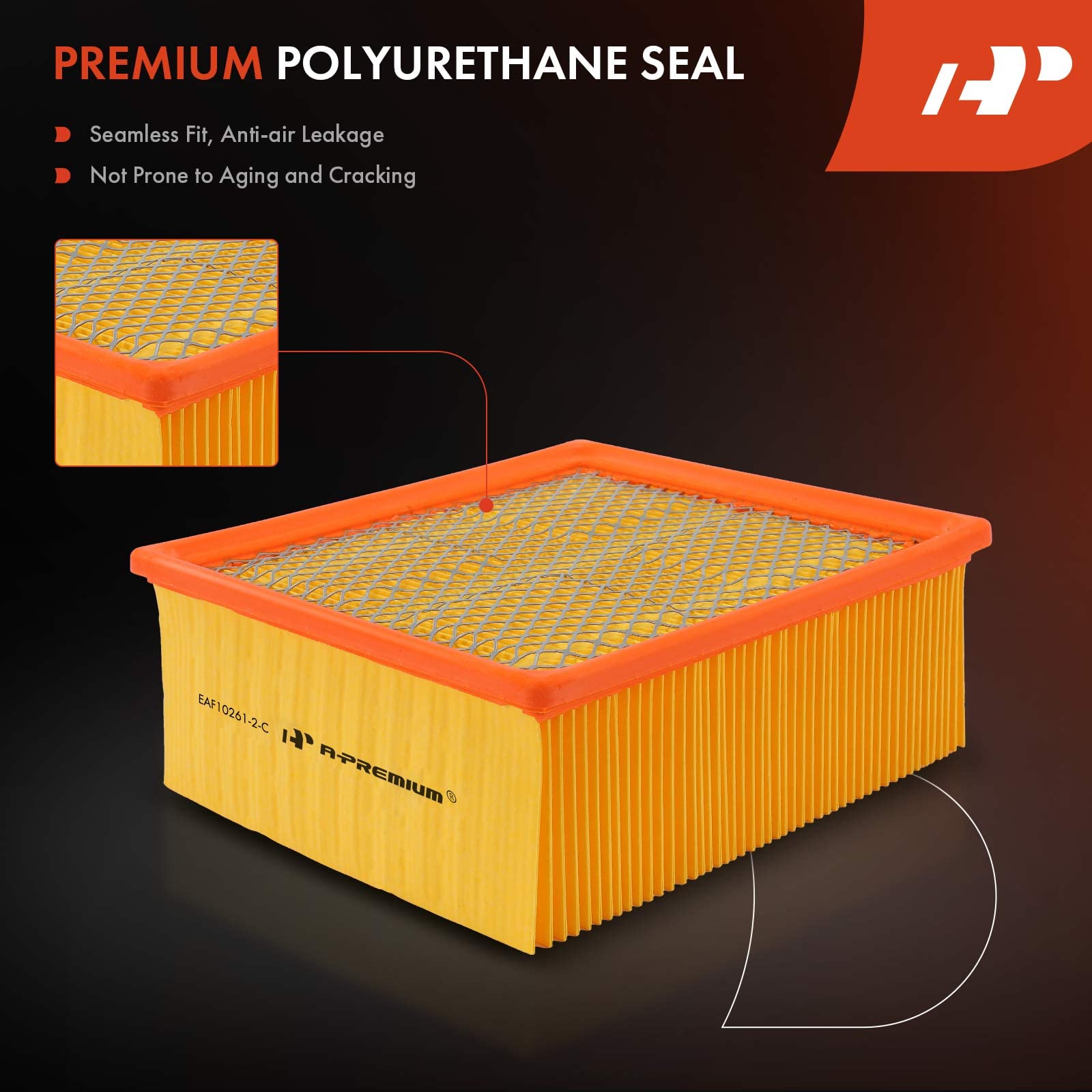 A-Premium Engine Air Filter Compatible with Dodge Ram 2500 3500 4500 5500 07-10 6.7L & Ram 2500 3500 4500 5500 11-23 6.4L 6.7L &