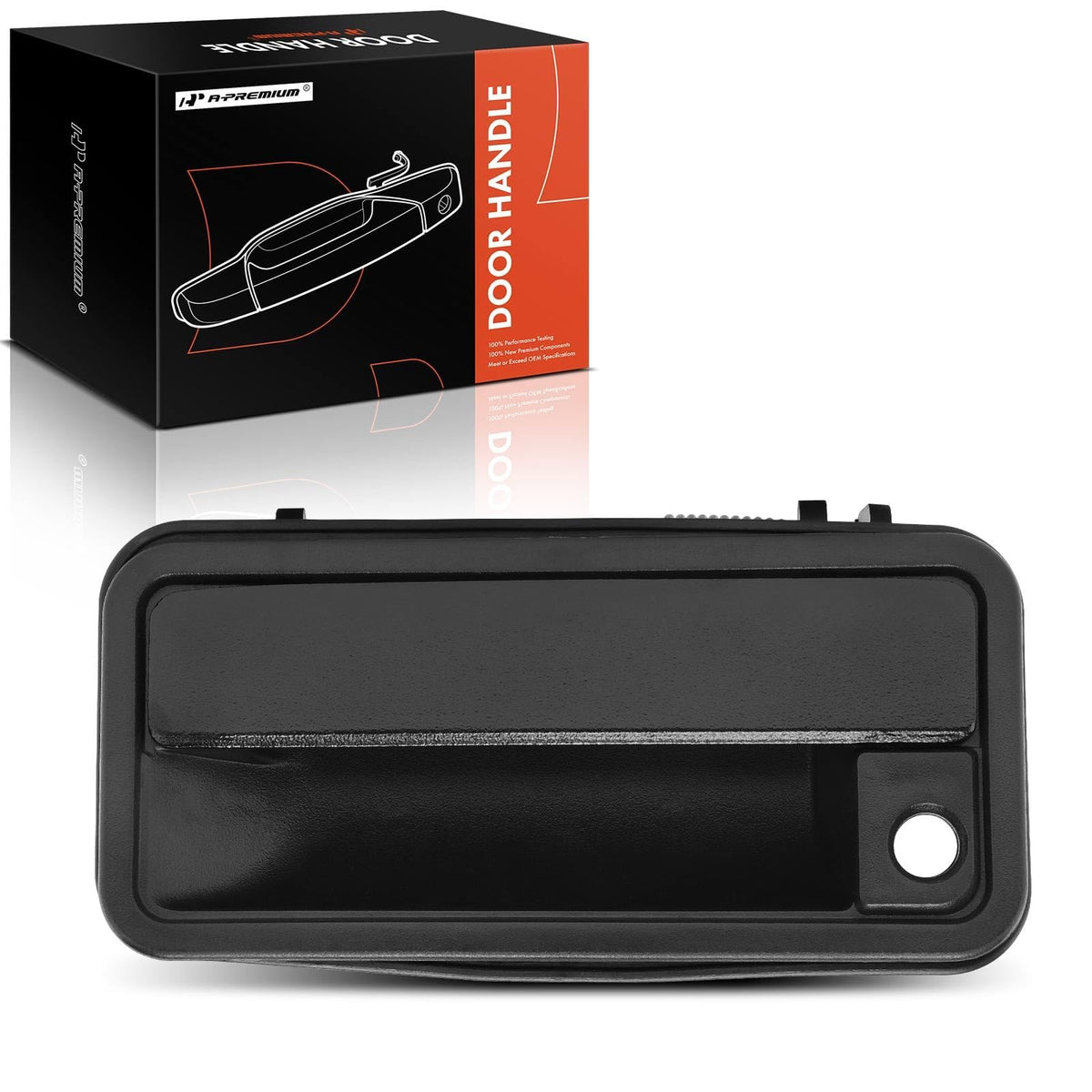 A-Premium - Exterior Door Handle Metal Front Left Driver Side - Compatible with 1988-2000 Chevrolet Chevy Tahoe C1500 C2500 C350