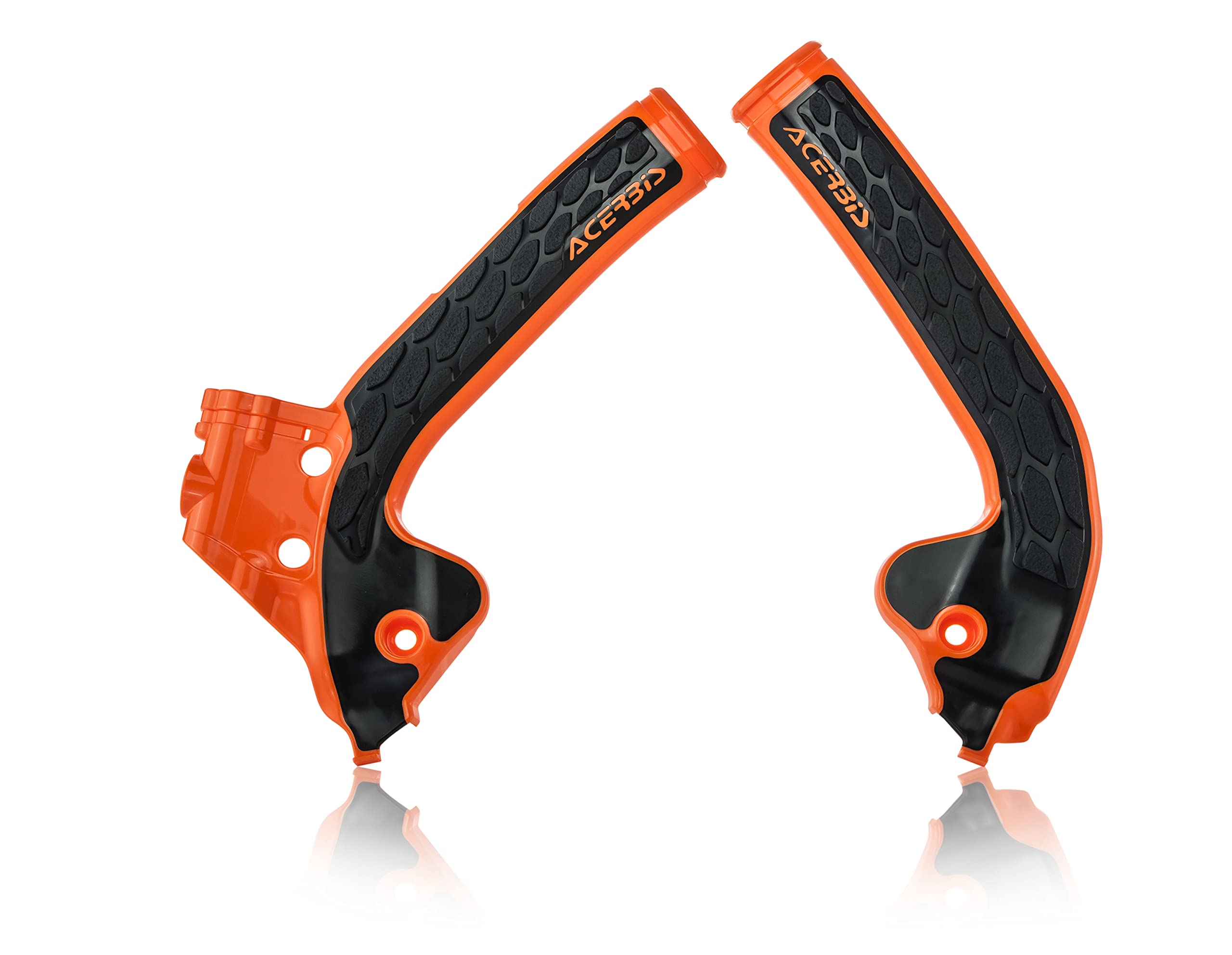 Acerbis X-Grip Frame Guard - 16 Orange/Black (2686045225)