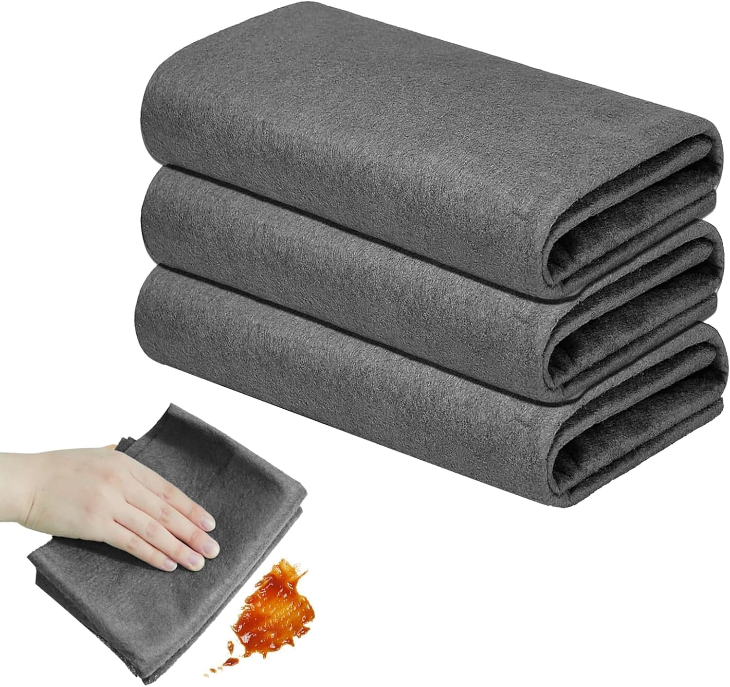 NHSK Enterprise Microfiber Cleaning Cloths, AllPurpose Softer Highly Absorbent Cleaning Cloth Car Washing Cloth, Lint Free Stre