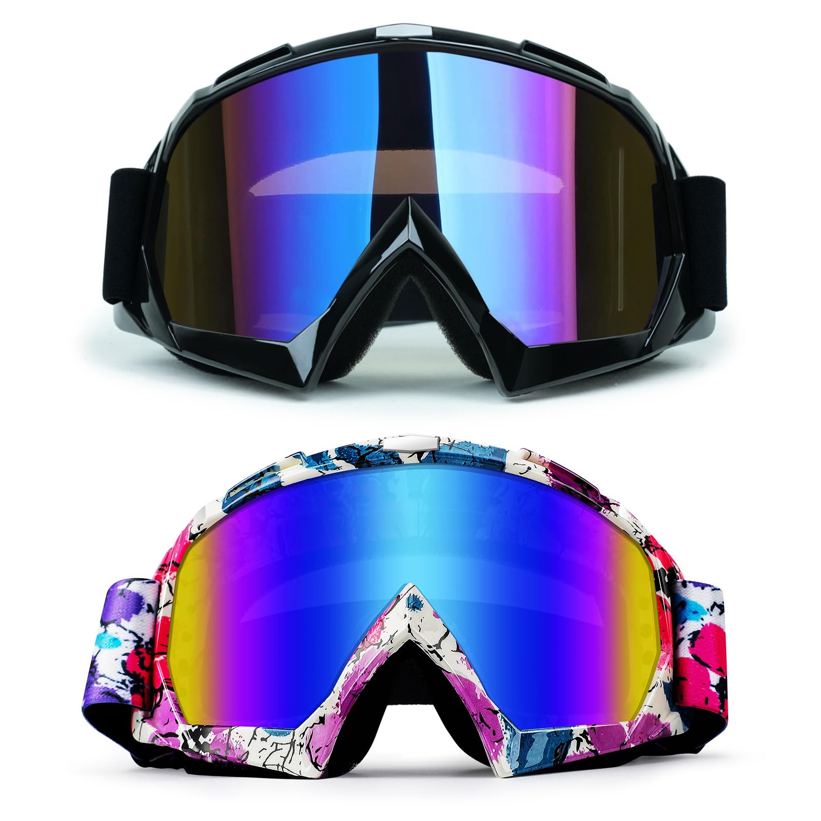 Xyop Dirt Bike Goggles Atv Goggles For Adult Motorcycle Motocross Goggles Off-Road Goggles Mtb Racing Goggles Bike Riding Protec