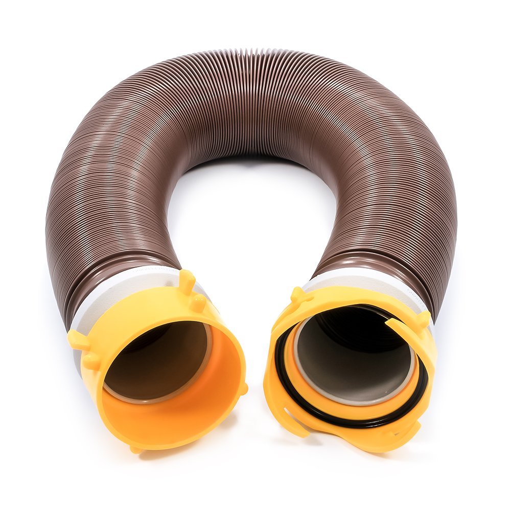 Camco 39623 Revolution 10' Sewer Hose Extension - Heavy Duty Design with Pre- Attached Swivel Lug and Bayonet Fittings, Easy to 