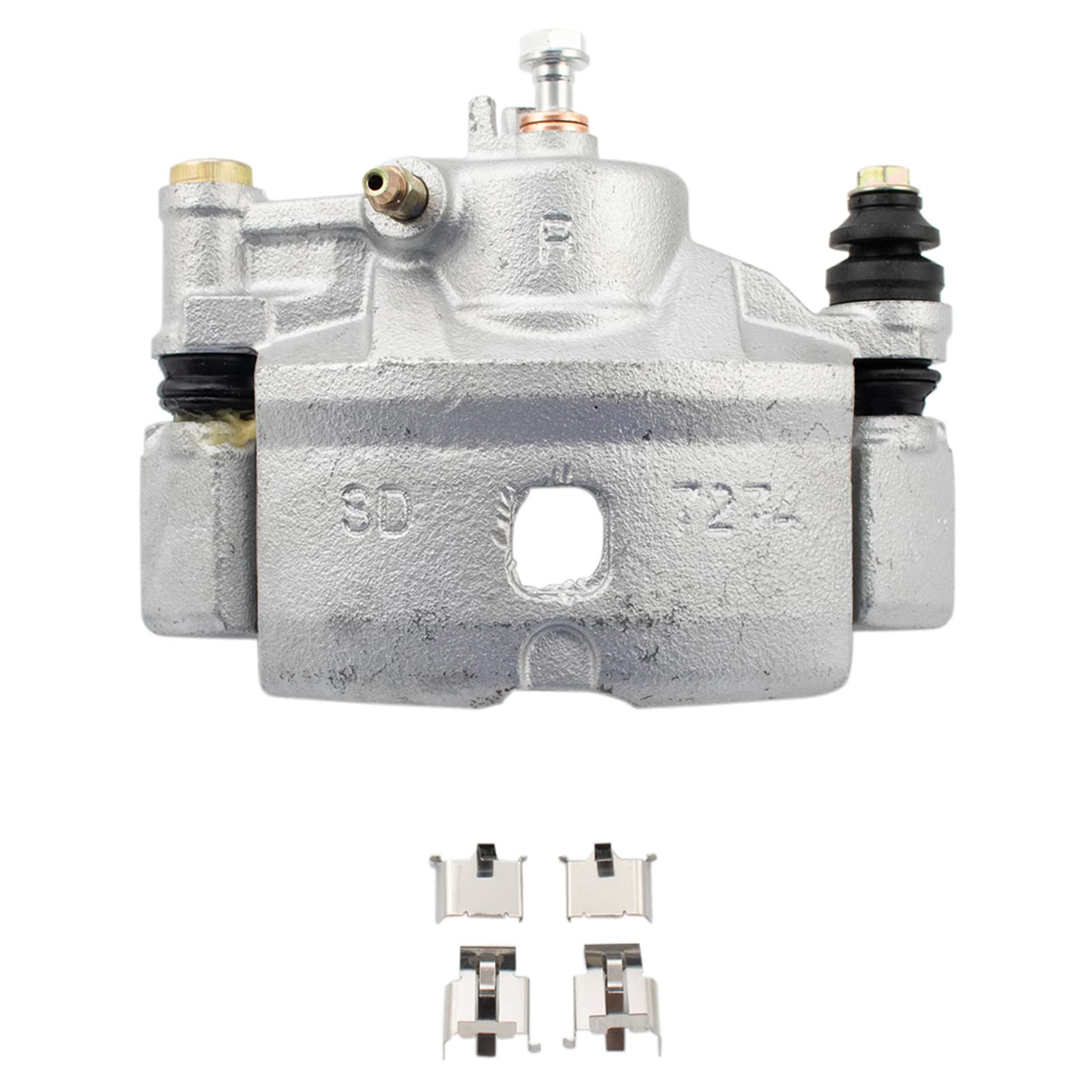 Trq Front Brake Caliper Set Compatible With 1990-2000 Honda Civic 1993-1997 Civic Del Sol 1990-1991 Crx