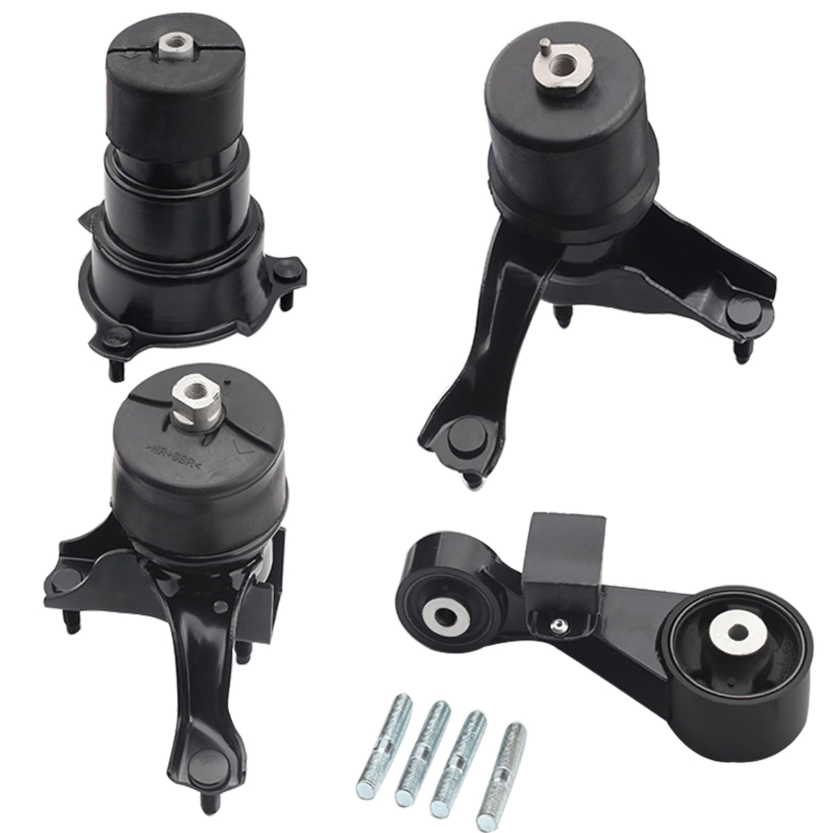 QRYIPPDM Engine Motor and Transmission Mount Kit Compatible with 2012 2013 2014 2015 2016 2017 Camry L4 2.5L 4-Piece Set A72004H