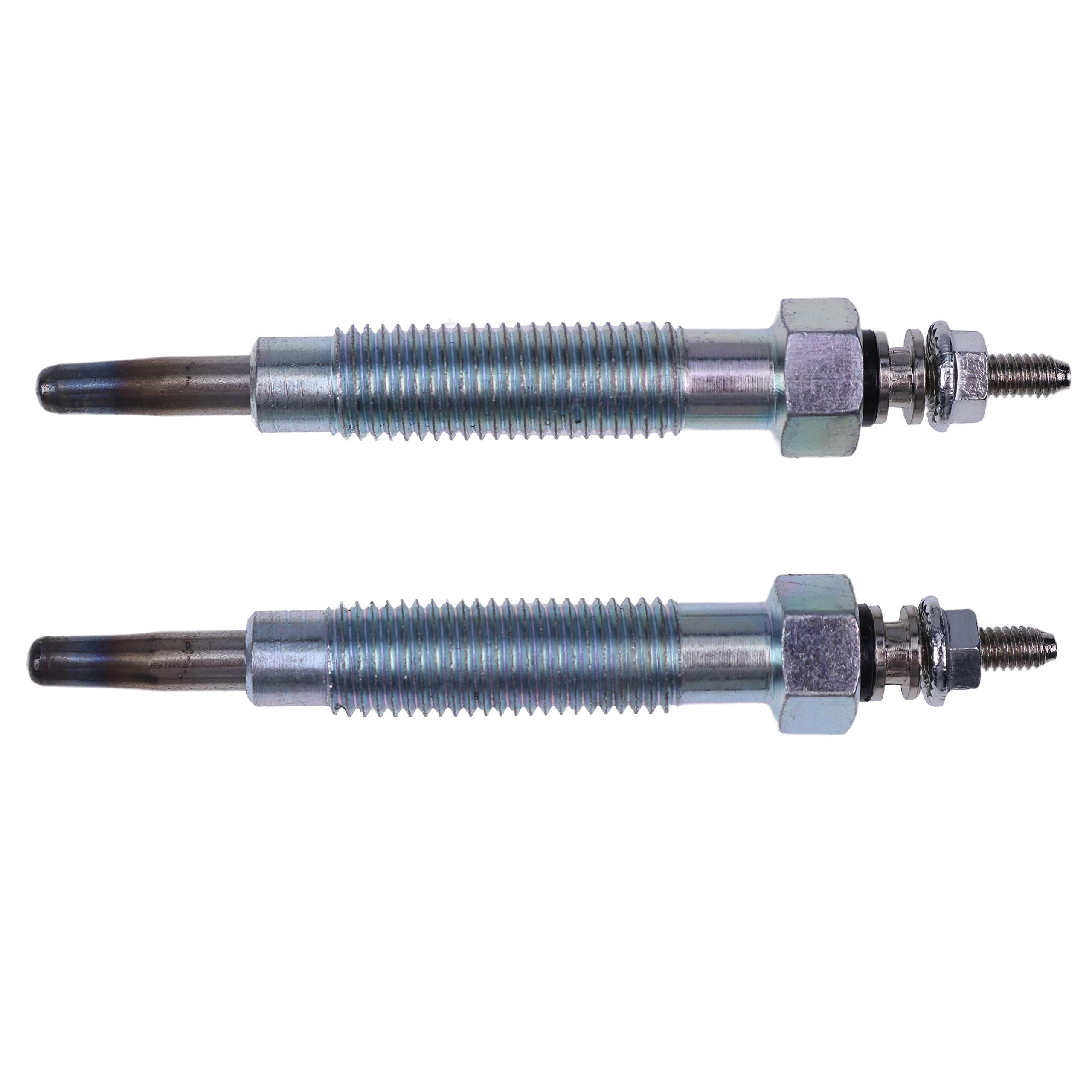 Jeenda Glow Plug E6303-65511 E6301-65512 Compatible With Kioti Ck25 Ck2510 Ck2610 Ck27 Ck30 Ck35 Dk35 Dk40 Dk45 Dk50 Dk551 Ds3510 Ds4510 Lk2554 Lk2610 Lk30 Mahindra 3510 (4)