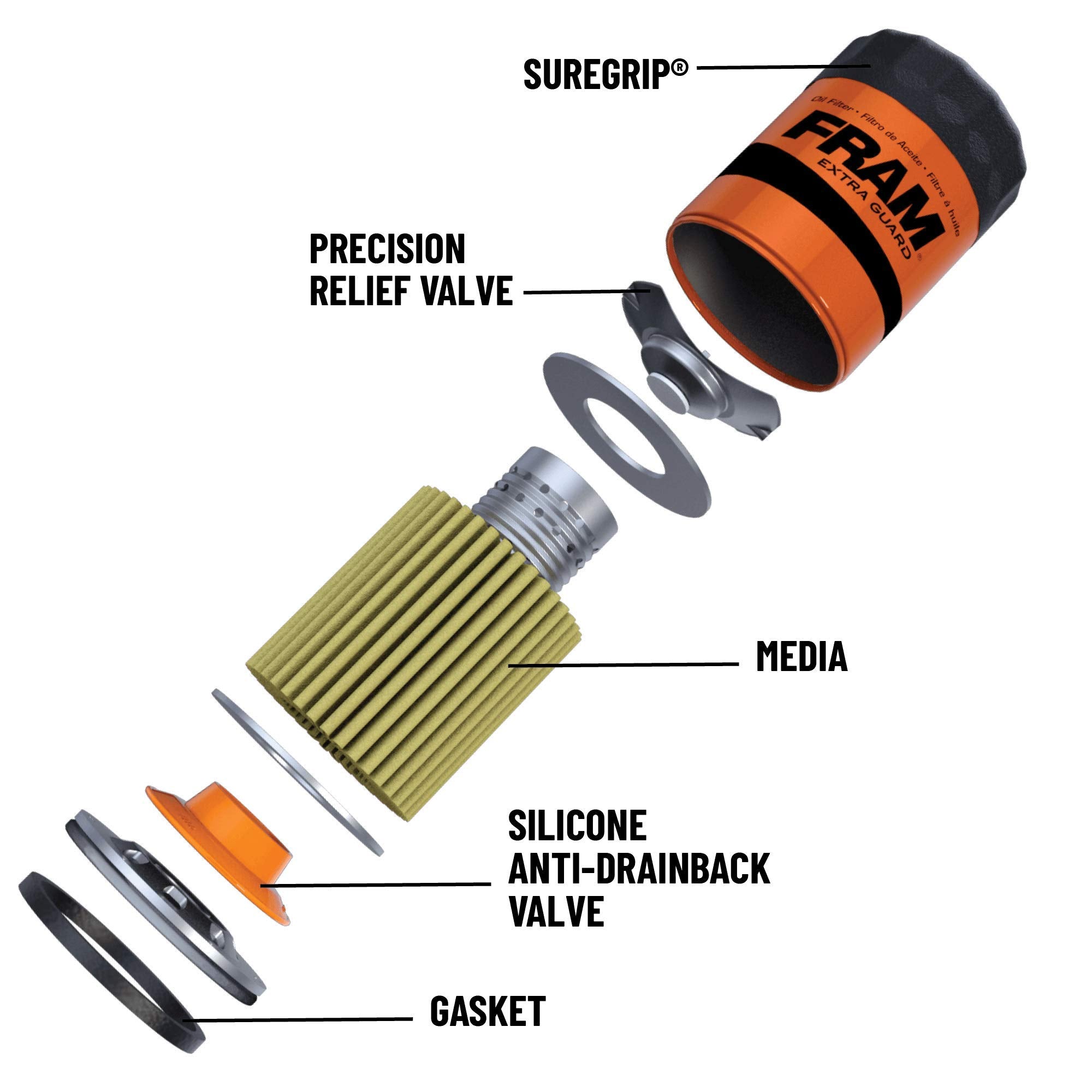 Fram Ph3976A Heavy Duty Spin-On Oil Filter