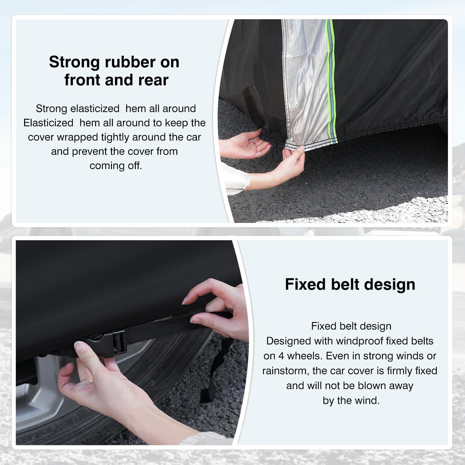 Cartist Full Car Cover Fits For Elantra 2000-2023 2024 2025 Accessories All Weather Car Covers Outdoor Waterproof Uv Protection