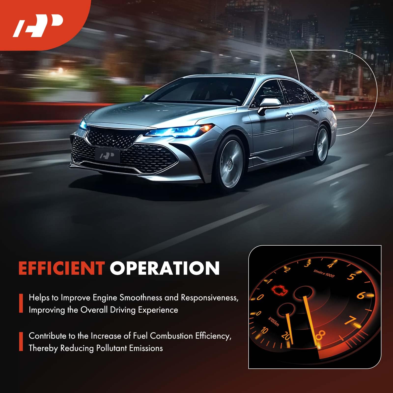 A-Premium Knock Sensor Compatible with Honda Civic 2006-2011, S2000 2006-2009 & Acura CSX 2006-2011, L4 2.0L 2.2L, Replace# 30530-PRC-003, 30530PRC003