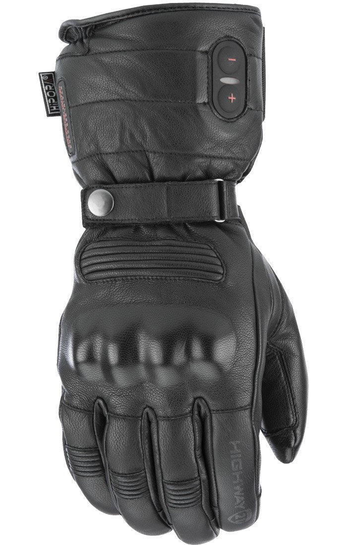 Highway 21 Radiant Heated Mens Cold Weather Motorcycle Leather Glove Waterproof Black Size 2XL