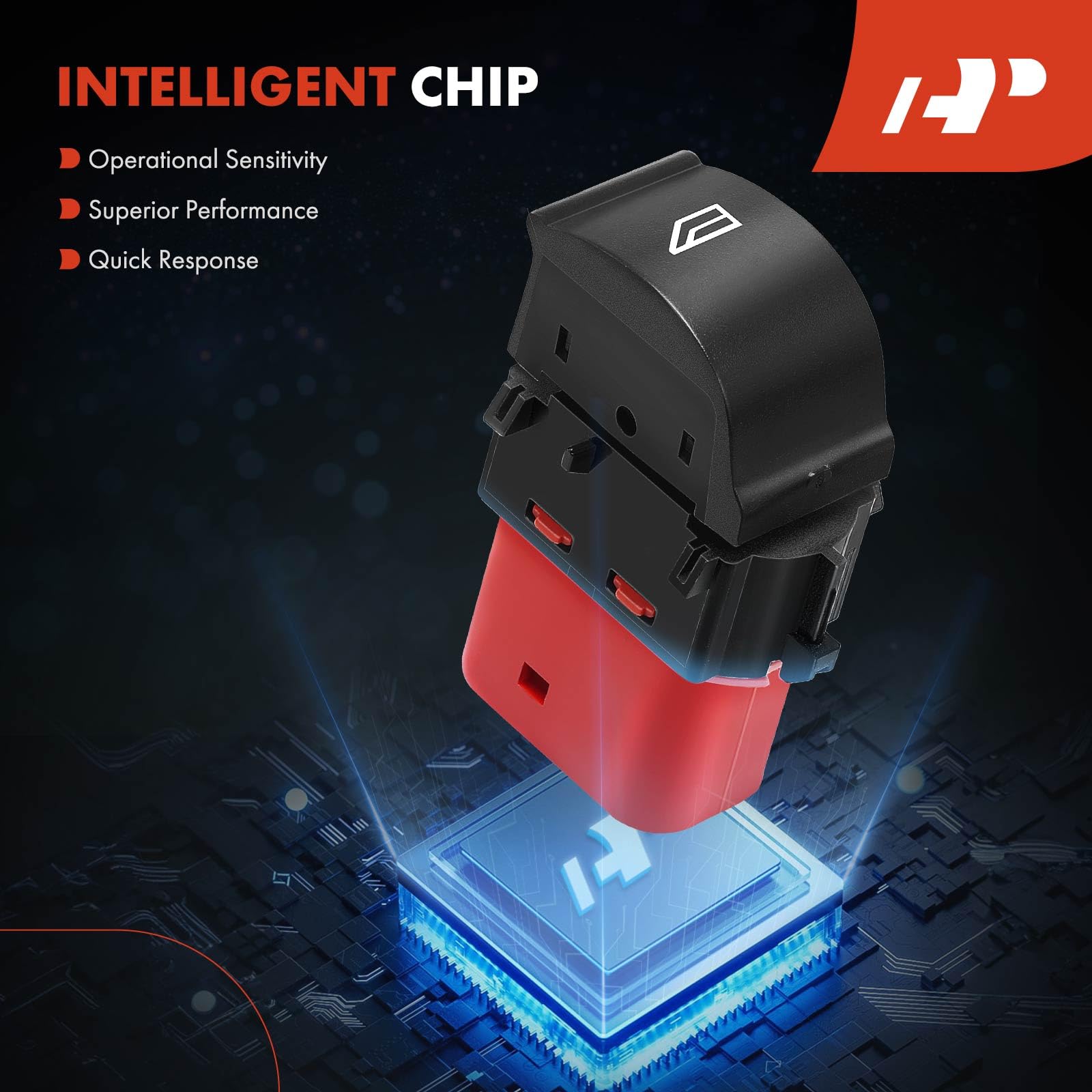 A-Premium Power Window Switch Compatible with Ford Escape 2013-2019, Focus 2012-2018, Transit Connect 2014-2019, Replace# BM5T14529BA