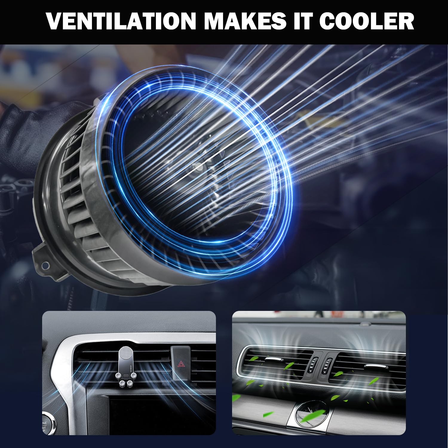 Aspligo 700303 Ac Heater Blower Motor Rear Fit For Lexus Gx460 2010-2019