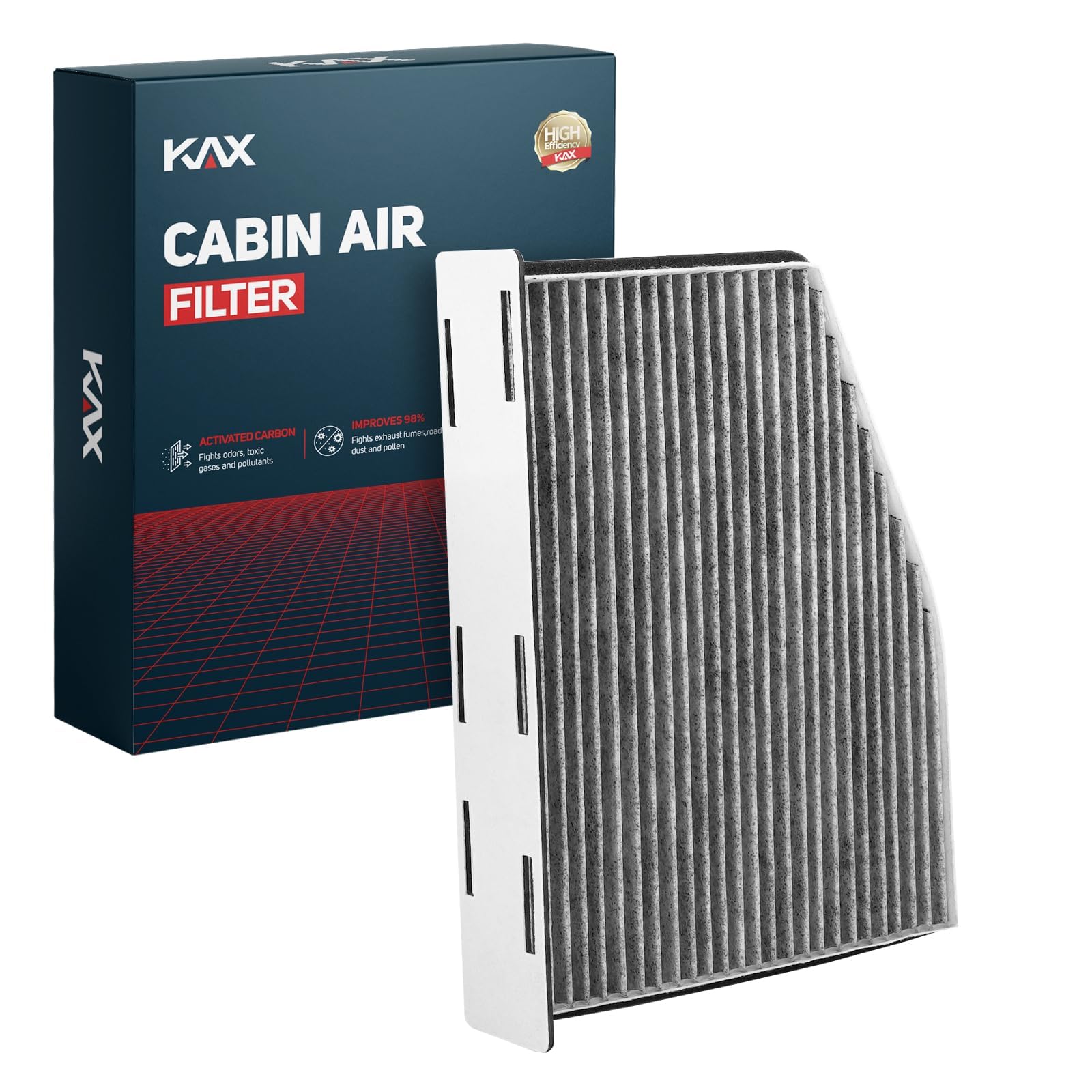 Kax Cabin Air Filter, Cf10373 Replacement For Jetta, Passat, Tiguan, Beetle, Golf, Cc, Rabbit, Gti, R32, A3, A3 Quattro, Q3, Tt,
