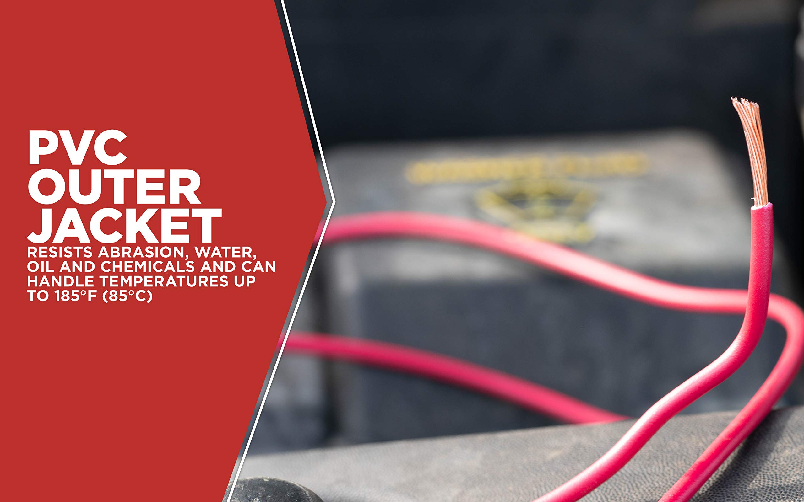 Wire Primary 18Ga33' Red (Pack Of 1)