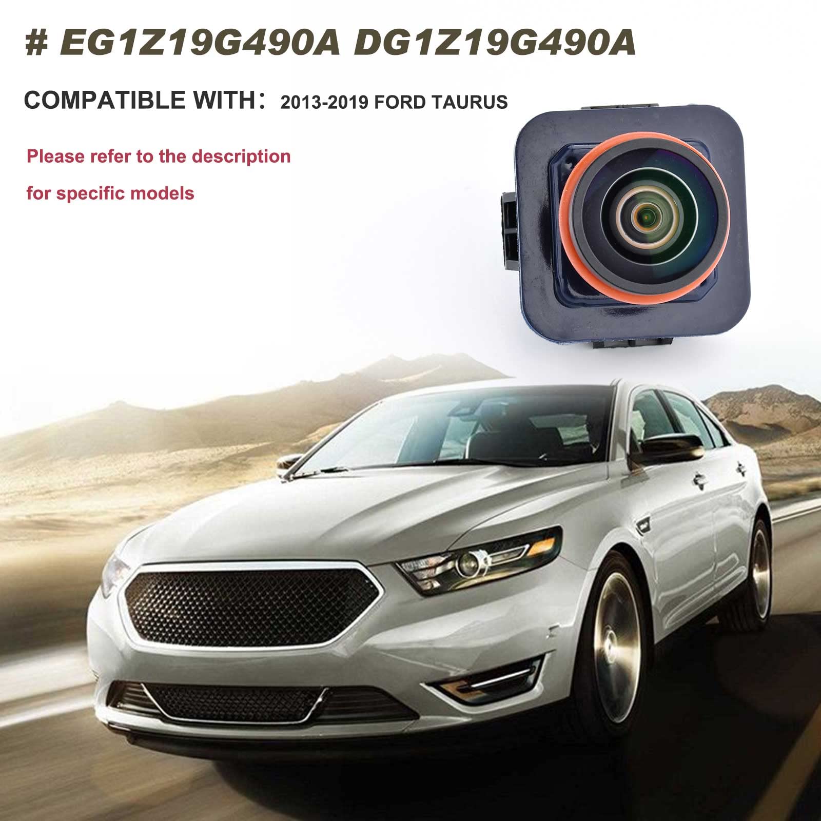 Rear View Backup Camera Compatible With Ford Taurus 2013 2014 2015 2016 2017 2018 2019 Parking Assist Camera Replace# Eg1Z19G490
