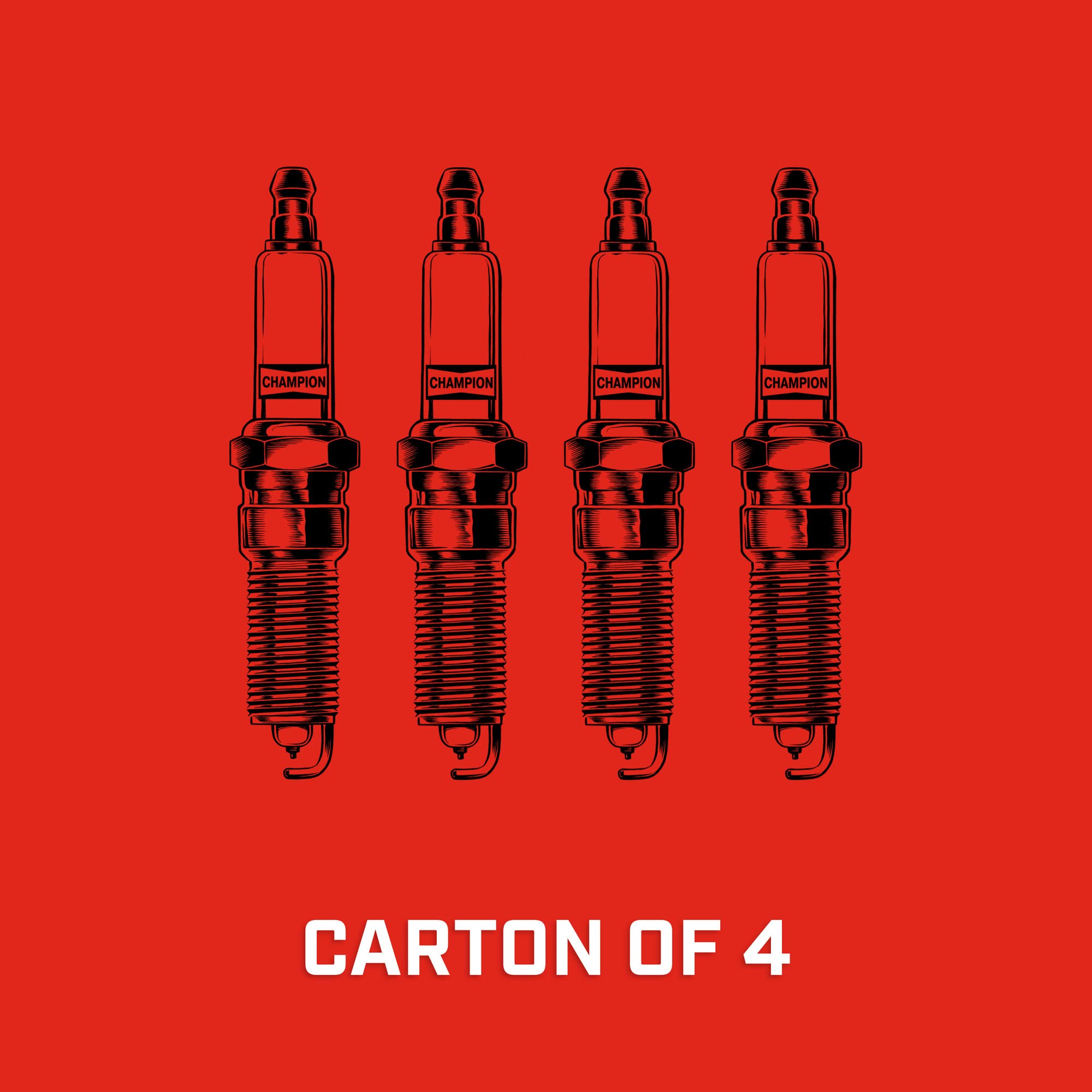 Champion Copper Plus Small Engine 808 (Z9Y) Pack of 4 (UPC 037551151783)