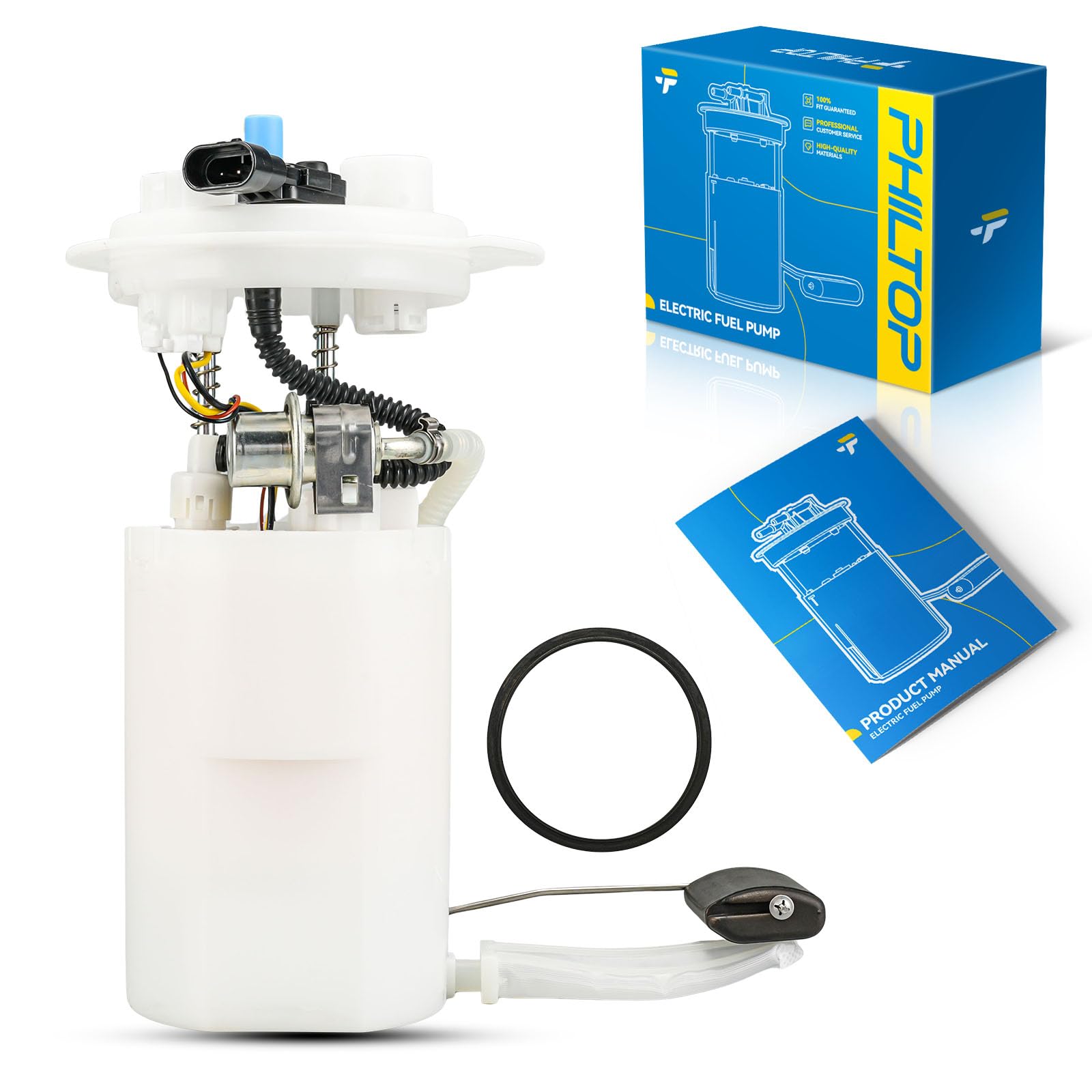 PHILTOP Electric Fuel Pump Assembly Fits for Hyundai Sonata 2009 2010 V6 3.3L, FG1728