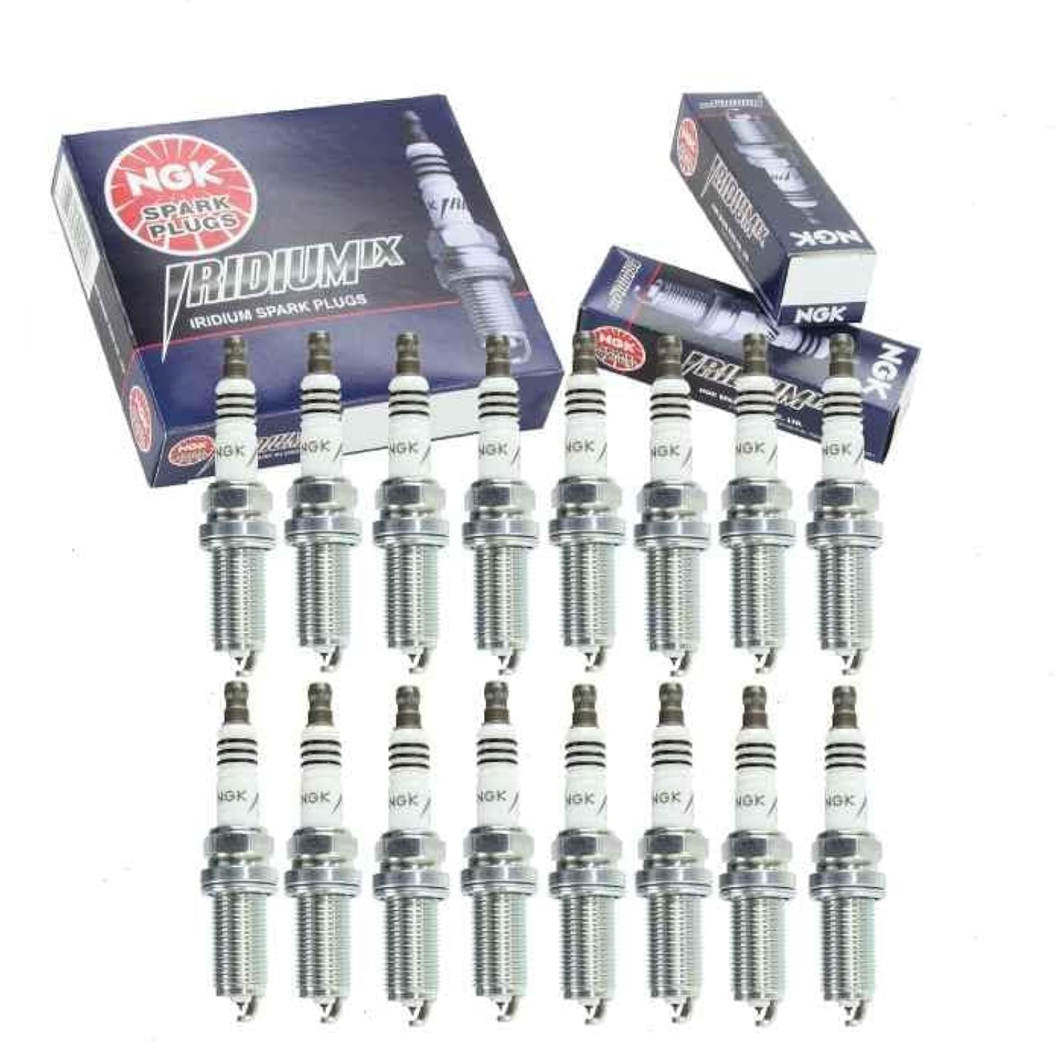 16 pc NGK Iridium IX Spark Plugs compatible with Dodge Ram 1500 5.7L V8 2009-2010