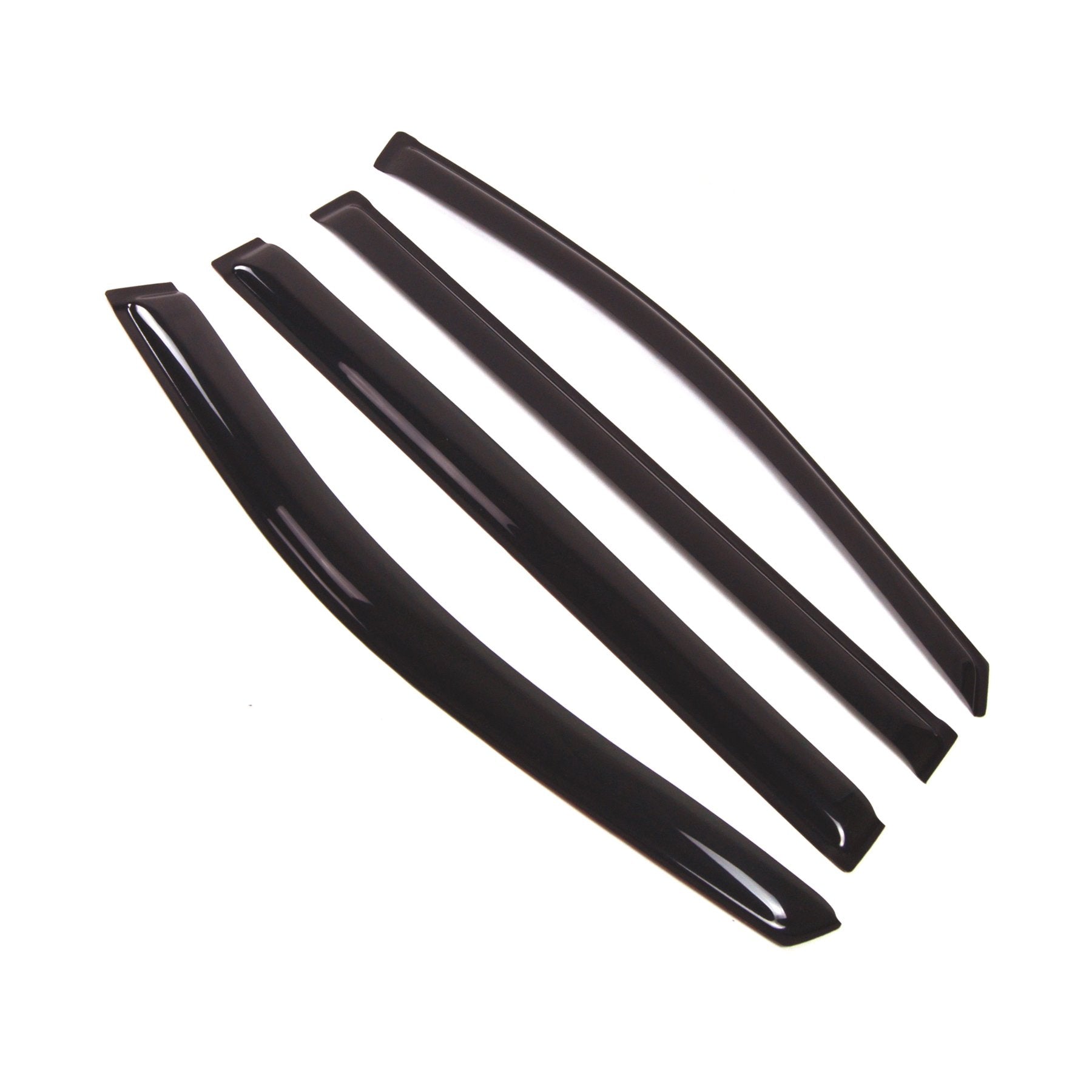 Tuningpros Outside Mount Window Vent Visors Rain Guards Compatible With Chrysler Town & Country 08-16 | Side Window Wind Deflect