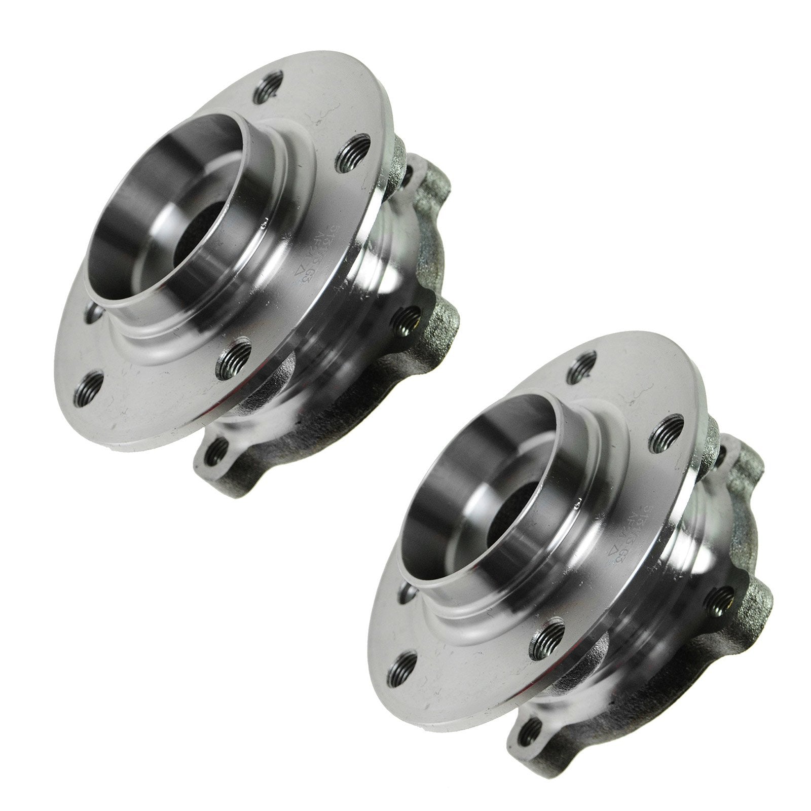 Trq Front Wheel Hub Bearings Assembly Set Compatible With 2002-2005 Bmw 745I 745Li 2006-2008 750I 750Li 2004-2006 760I 2003-2008