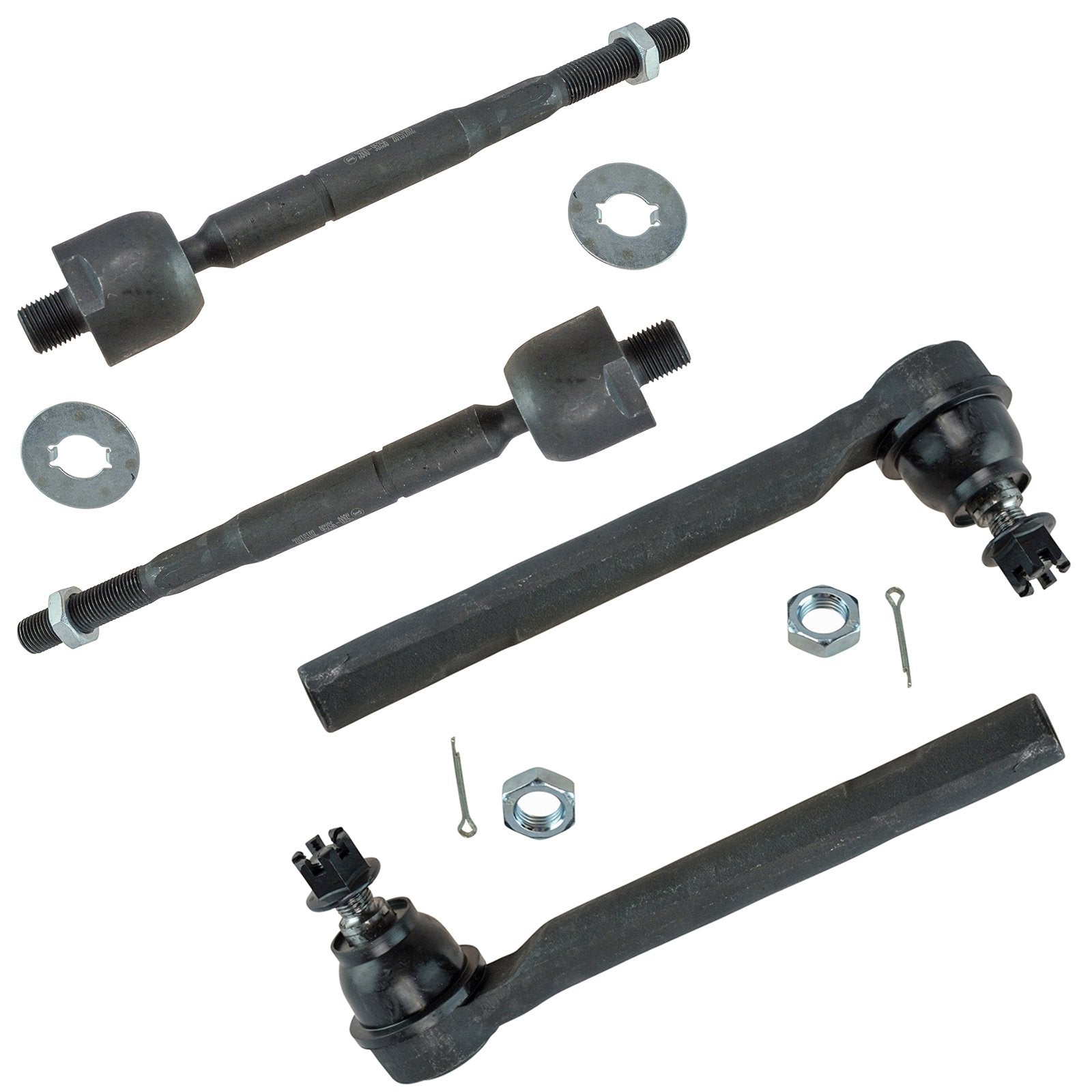 Trq Front Tie Rod Set Compatible With 2005-2010 Honda Odyssey