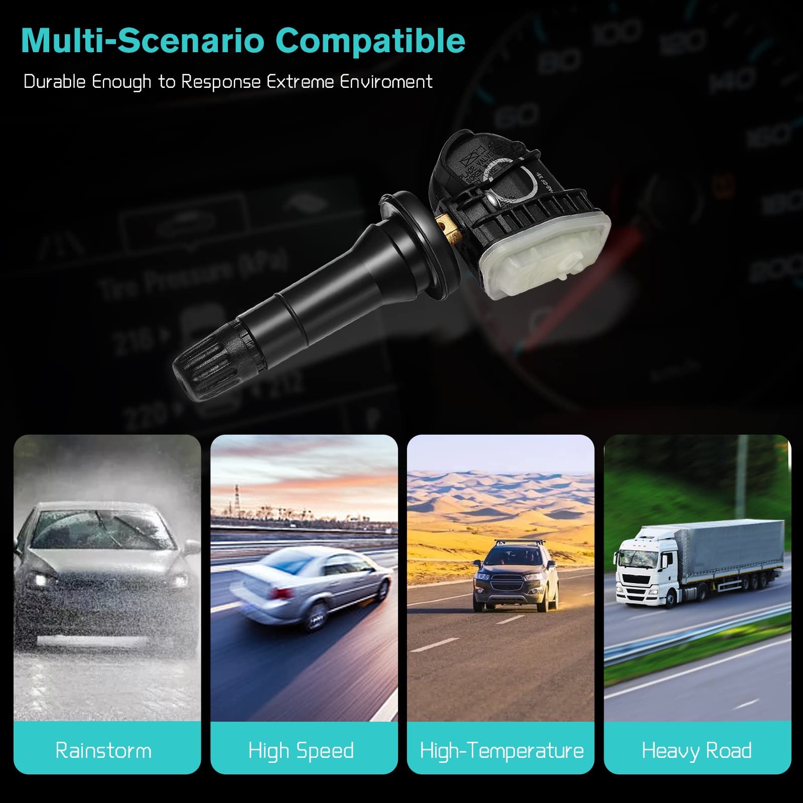 AULINK F2GT1A180AB TPMS Tire Pressure Monitoring Sensor for 2015-2020 Ford F-150 Edge Ranger Flex Mustang Explorer Lincoln MKS M