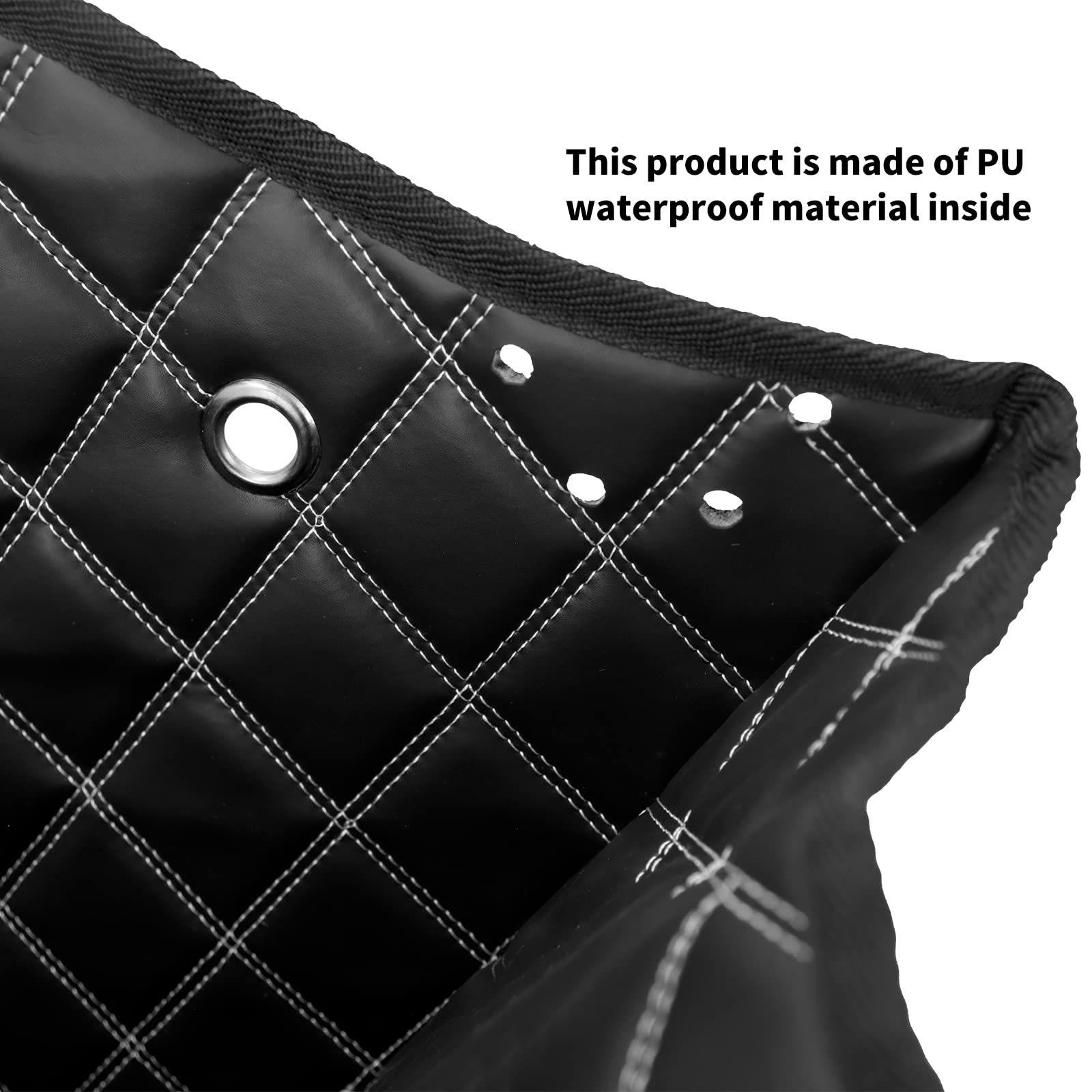 HDBUBALUS Saddlebag Liners Inserts Compatible with Harley Extended Bag Touring Electra Street Glide Road King 1993-2013 (White T