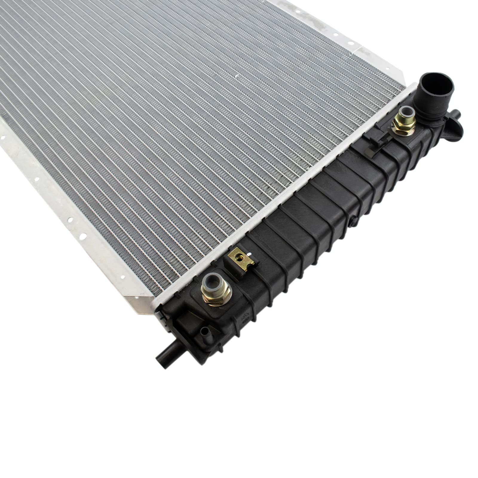 Trq Radiator Assembly Aluminum Core Compatible With 97-02 Ford Expedition 97-04 F-150 97-99 F-250 99-03 F-250 Super Duty F-350 S
