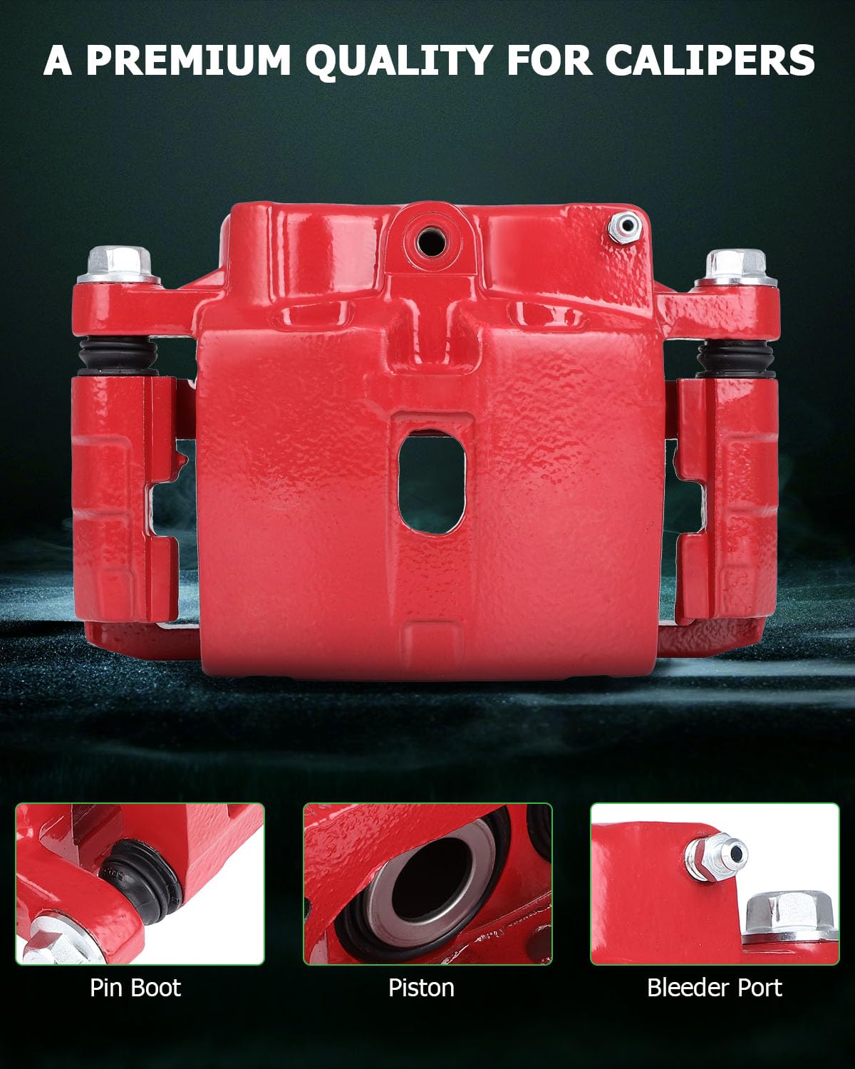 Scitoo Front Right/Rear Left Brake Caliper With Bracket 18-B4728 Compatible For Cadillac For Escalade 2002-2006,For Cadillac For