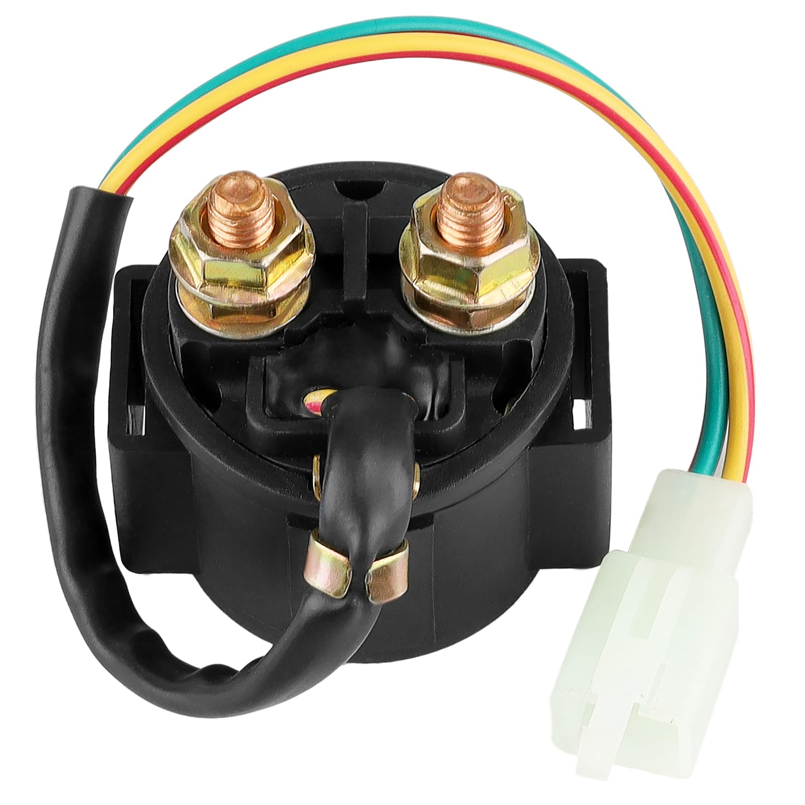 Sollon Starter Solenoid Relay For 4-Stroke Gy6 Engine 50Cc 150Cc 200Cc 250Cc Atv Dirt Bikes Scooters Go Kart Dne Buggys Quad 4 W