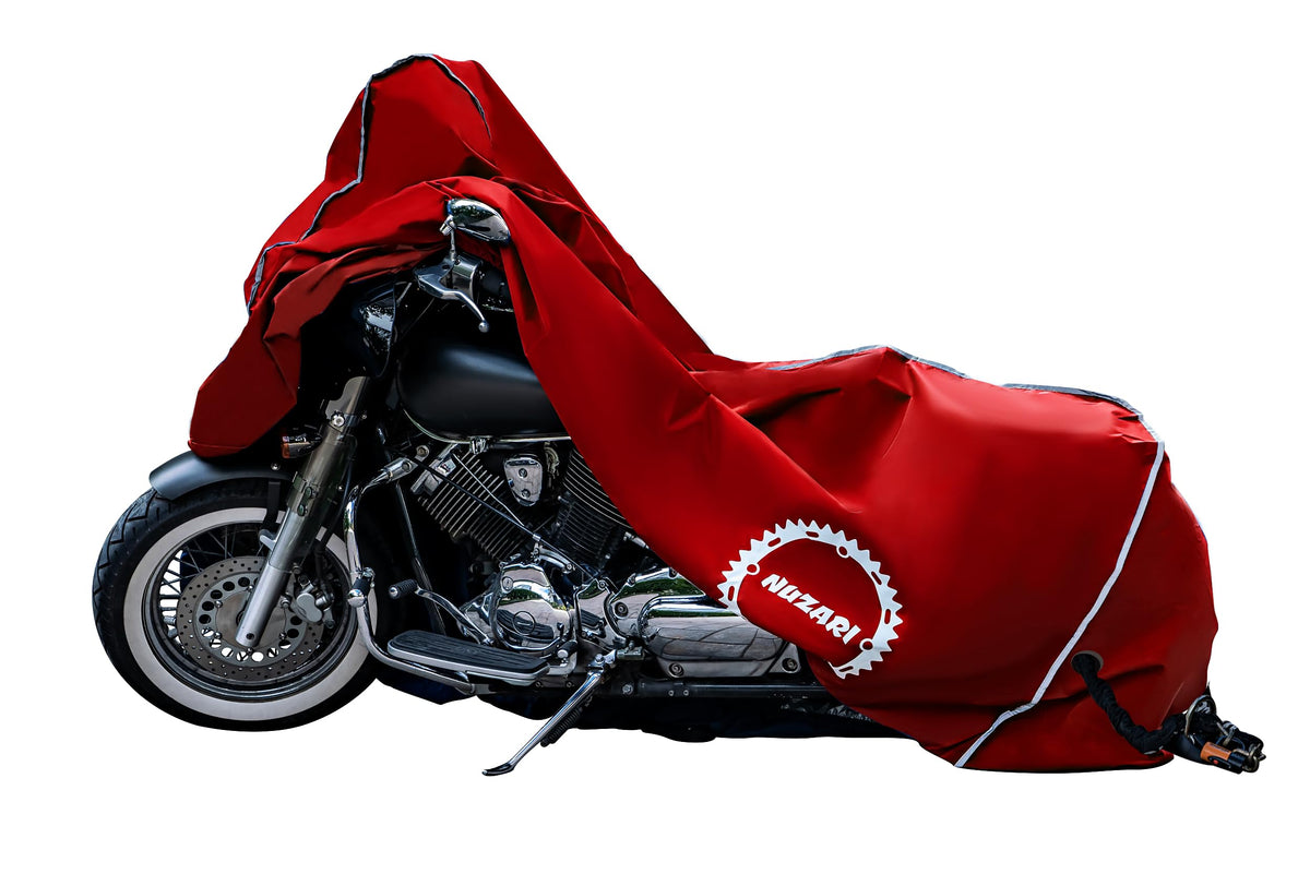 Premium Motorcycle Storage - Motorcycle Covers Waterproof Outdoor Storage - Dirt Bike Cover - Scooter Cover - Moped Cover L