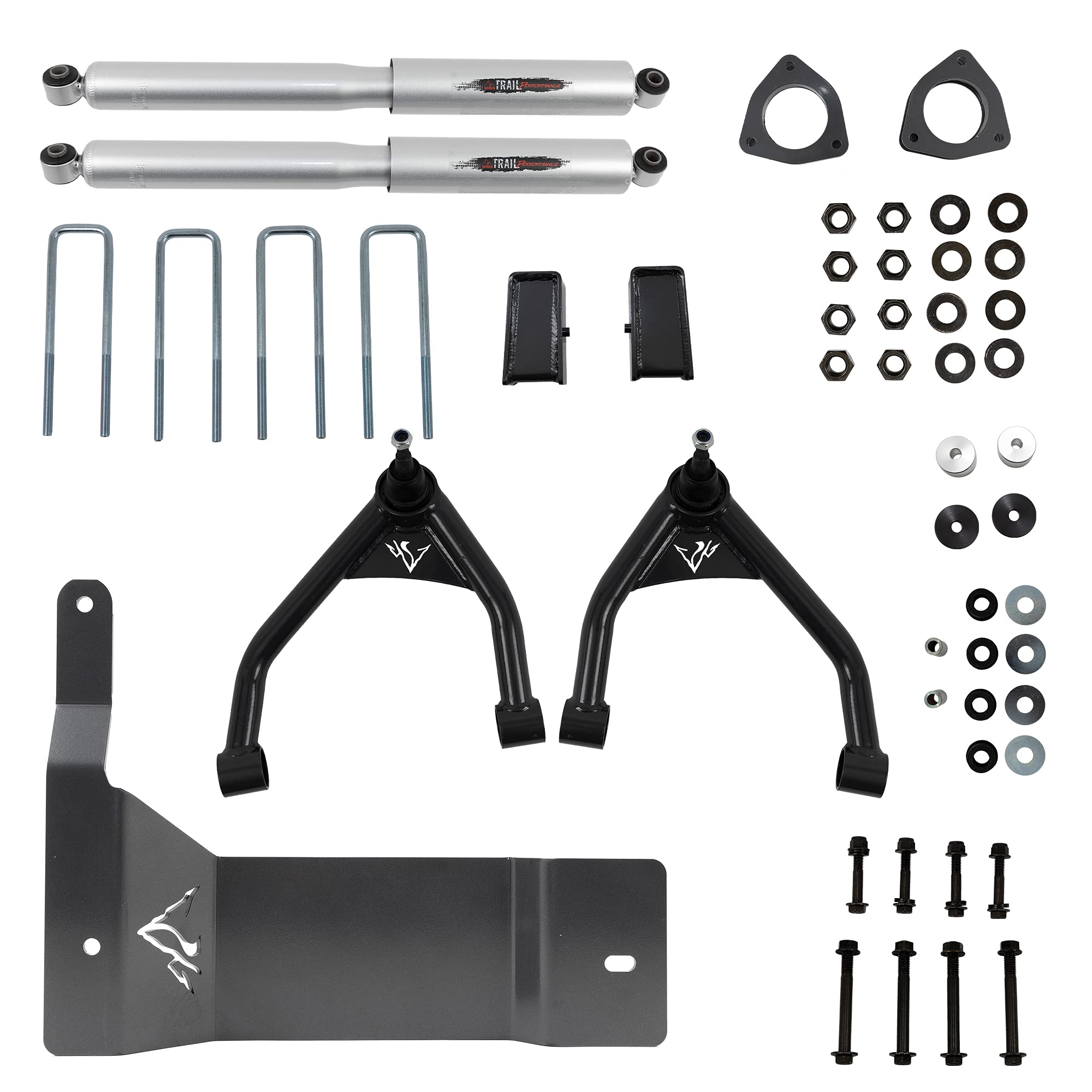 Belltech 150207Bk 4' Trail Performance Suspension Lift Kit Fits 2007-13 Chevrolet Silverado/Gmc Sierra 2Wd & 4Wd