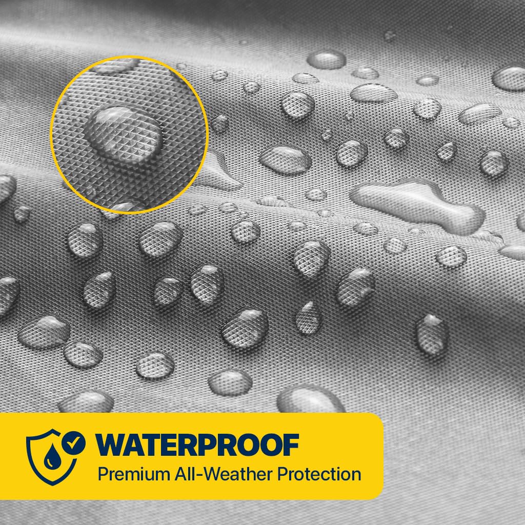 Seal Skin Covers Multi-Layer SUV Car Cover, Waterproof PEVA Outdoor Cover with UV, Snow, Rain Protection, Windproof Straps, Cott