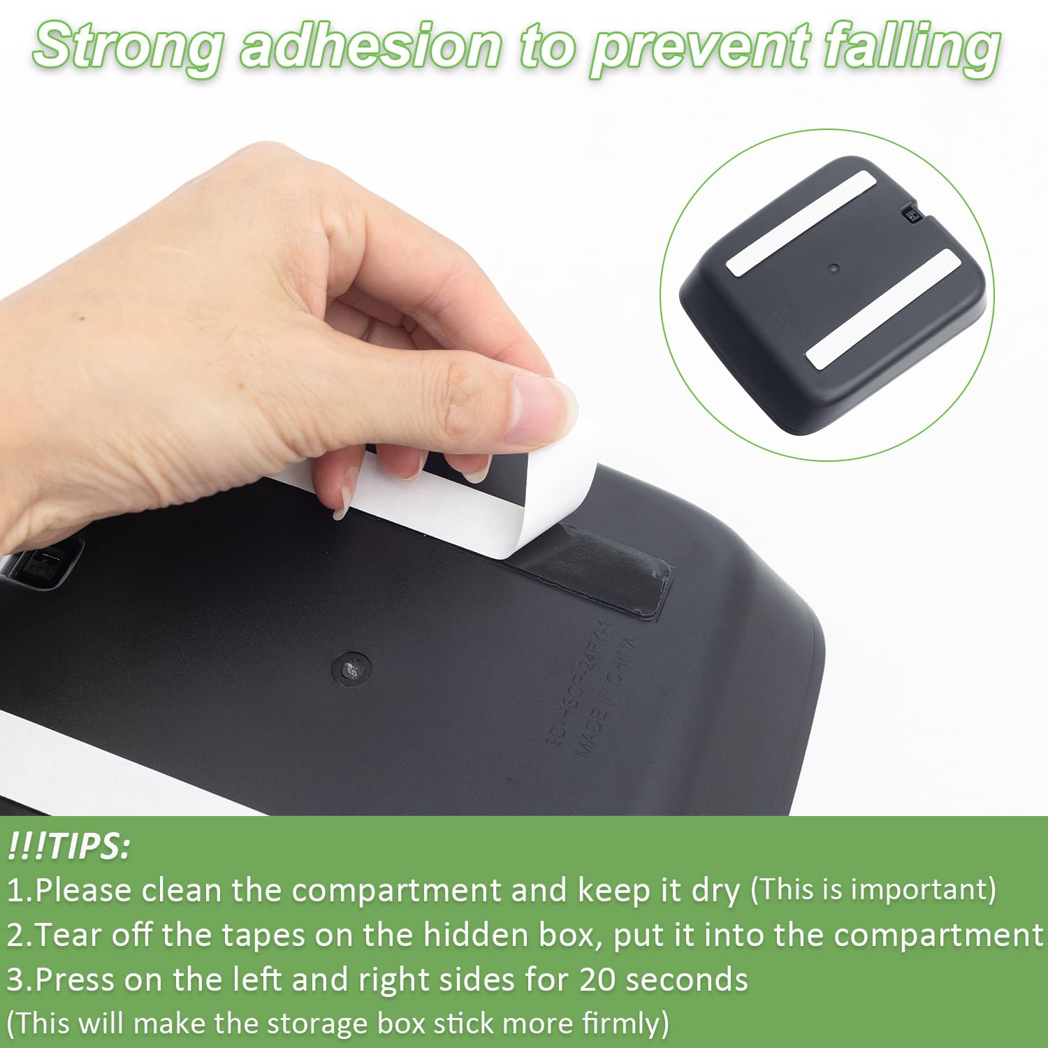 PIMCAR Center Console Hidden Organizer for Hyundai Santa Cruz 2022-2025, Armrest Storage Box with Secret Compartment, Press to Open/Close