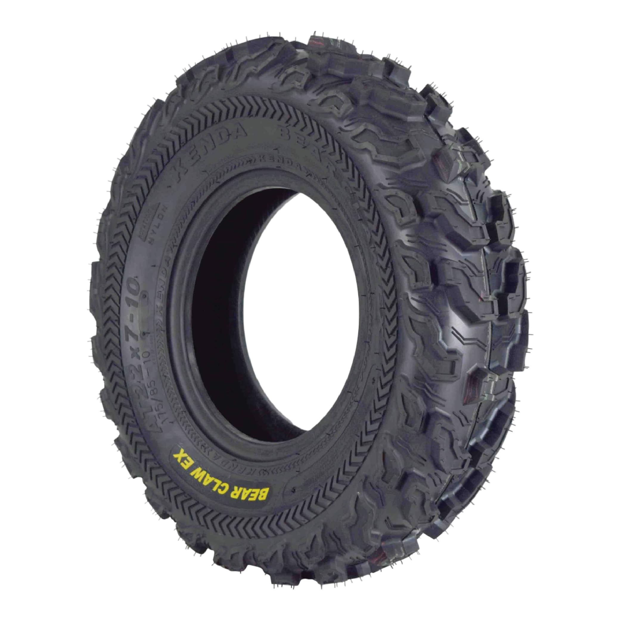 Kenda Bearclaw Ex K573-22X7-10 Front Tire For All Terrain (Atv), Utv, And Side By Side (Sxs) Vehicles - 6-Ply - Bear Claw Ex 22X