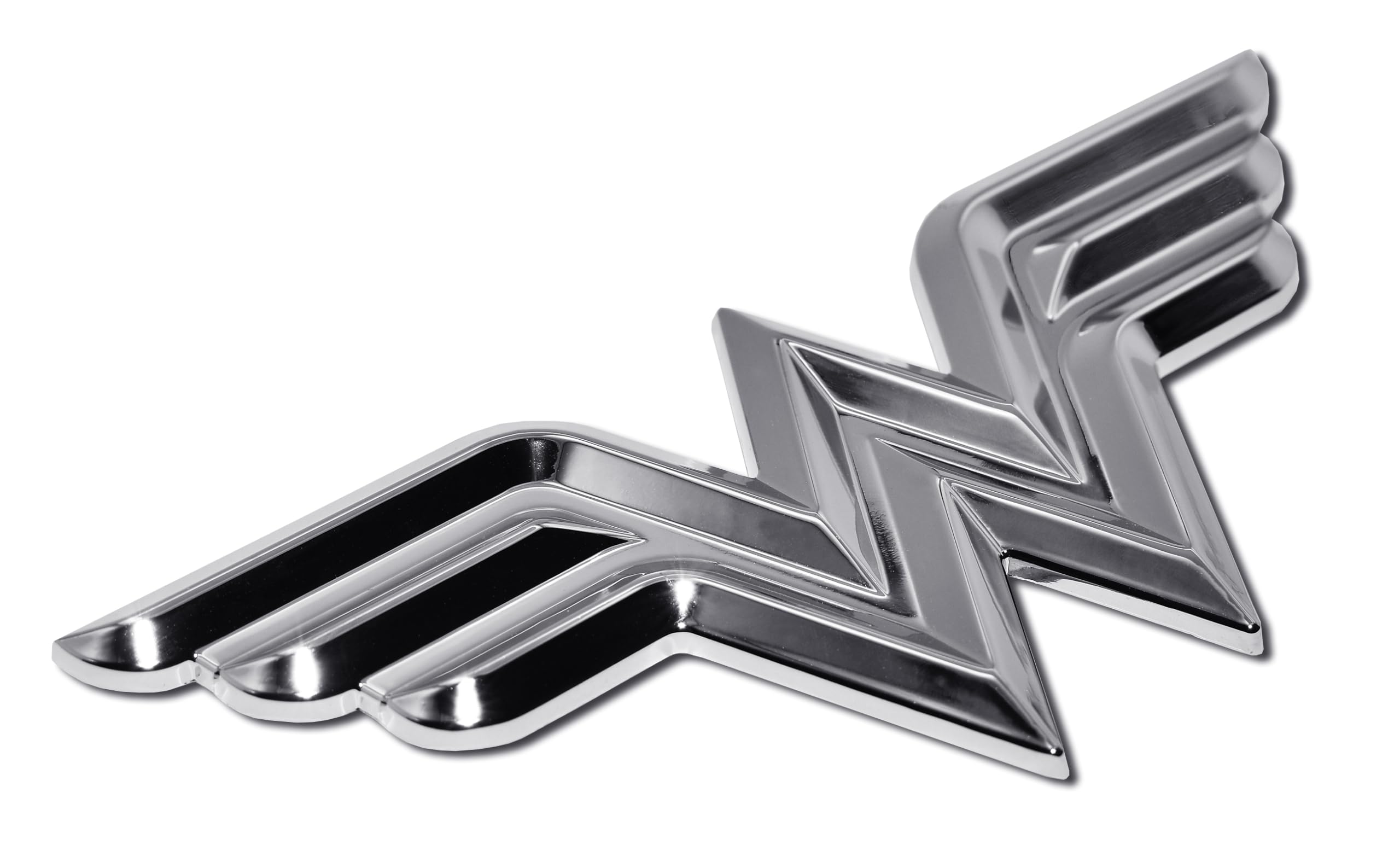 Elektroplate Premium Wonder Woman Dc Comic All Metal Chrome Emblem For Cars, Trucks, And All Auto | Universal Fit At 4.25'' X 1.