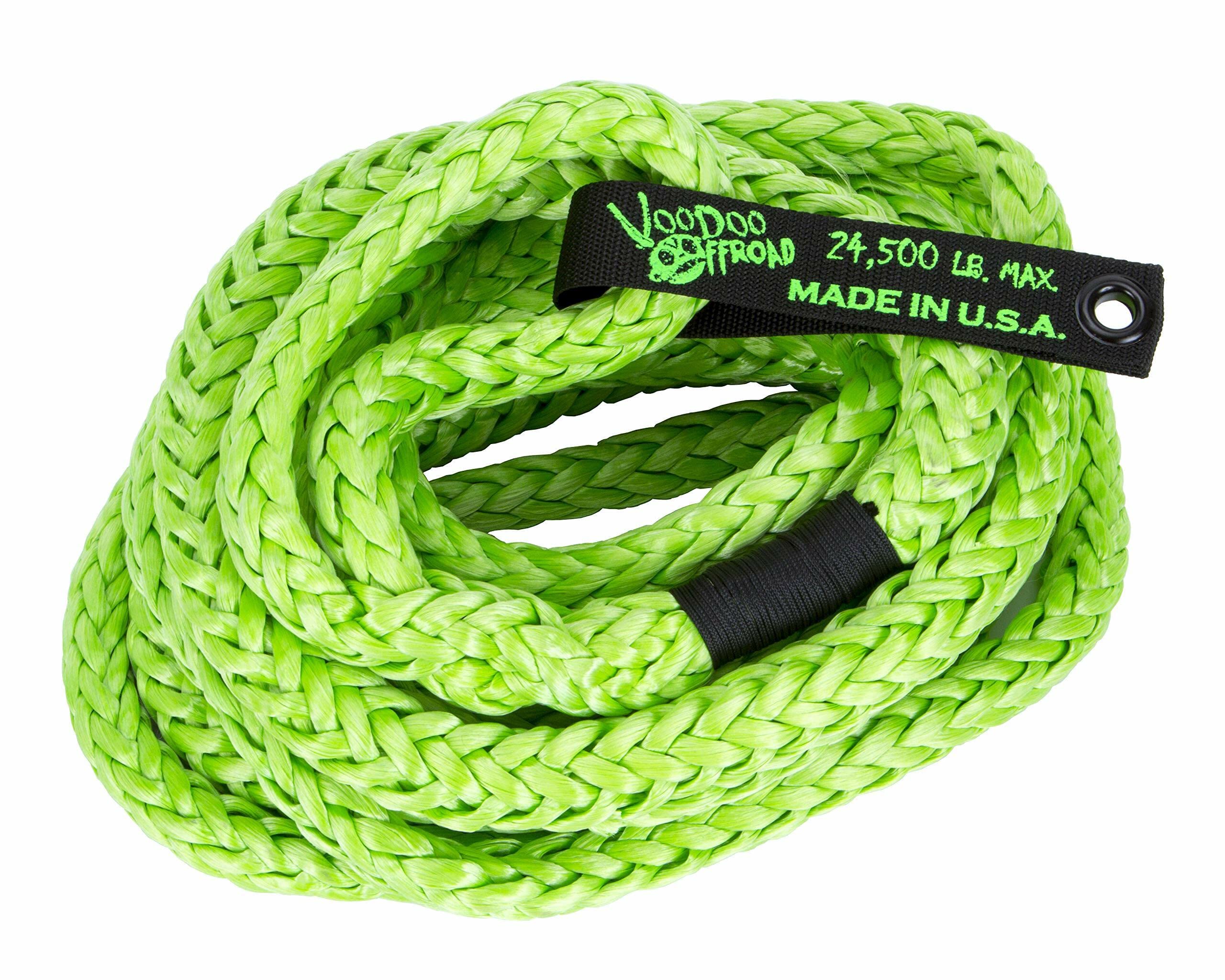 Daystar Voodoo Industries Recovery Rope 1300008, Green