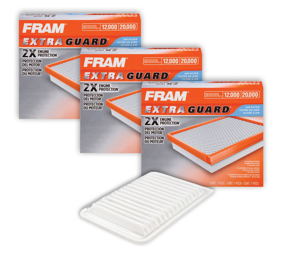 Fram CA10171 Extra Guard Panel Air Filters (3 Pack)