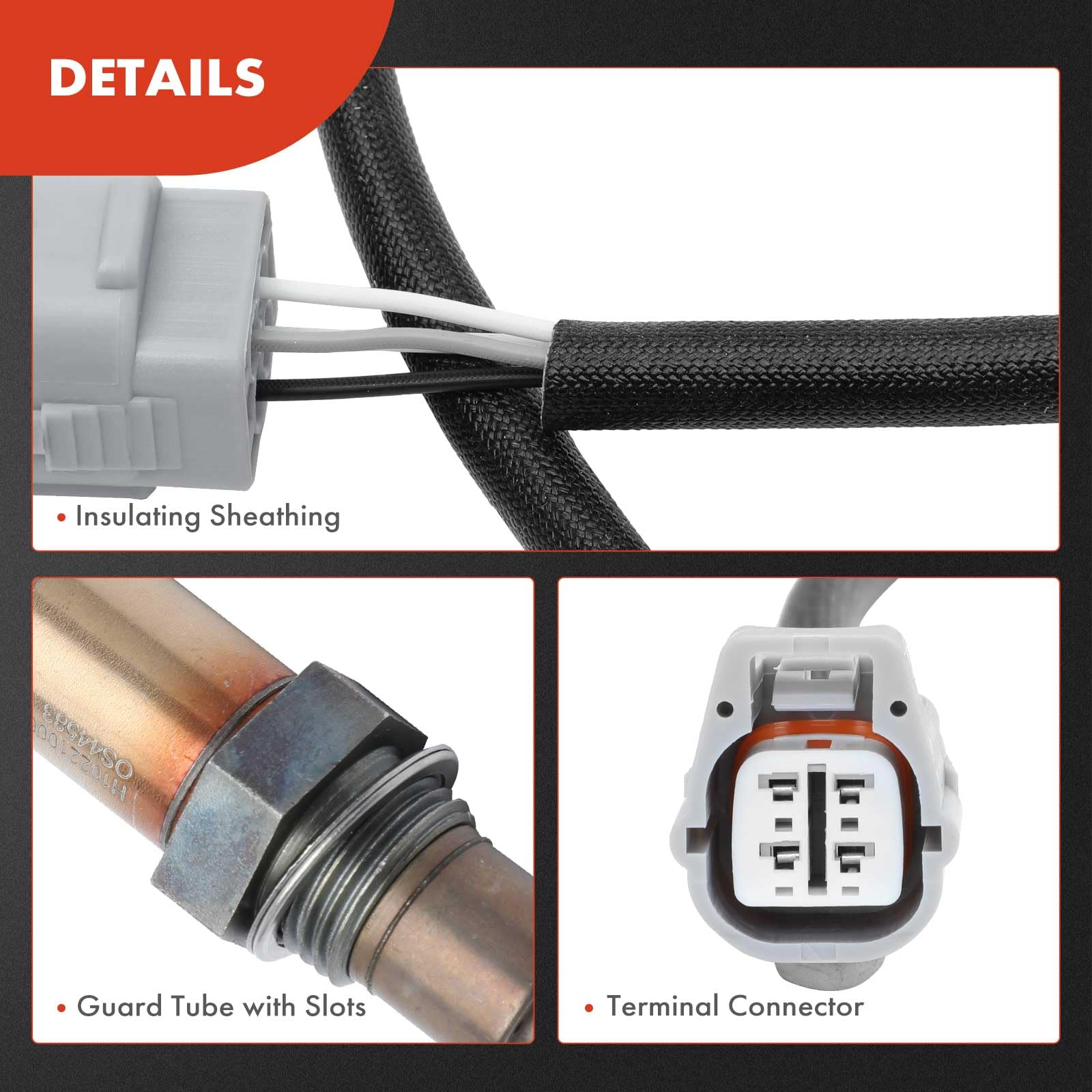 A-Premium O2 Oxygen Sensor Compatible with Mazda Models - 3 2014-2018, 6 2014-2021, CX-5 2013-2016 2019-2022, CX-9 2021-2022 - L4 2.5L 2.0L - Downstream